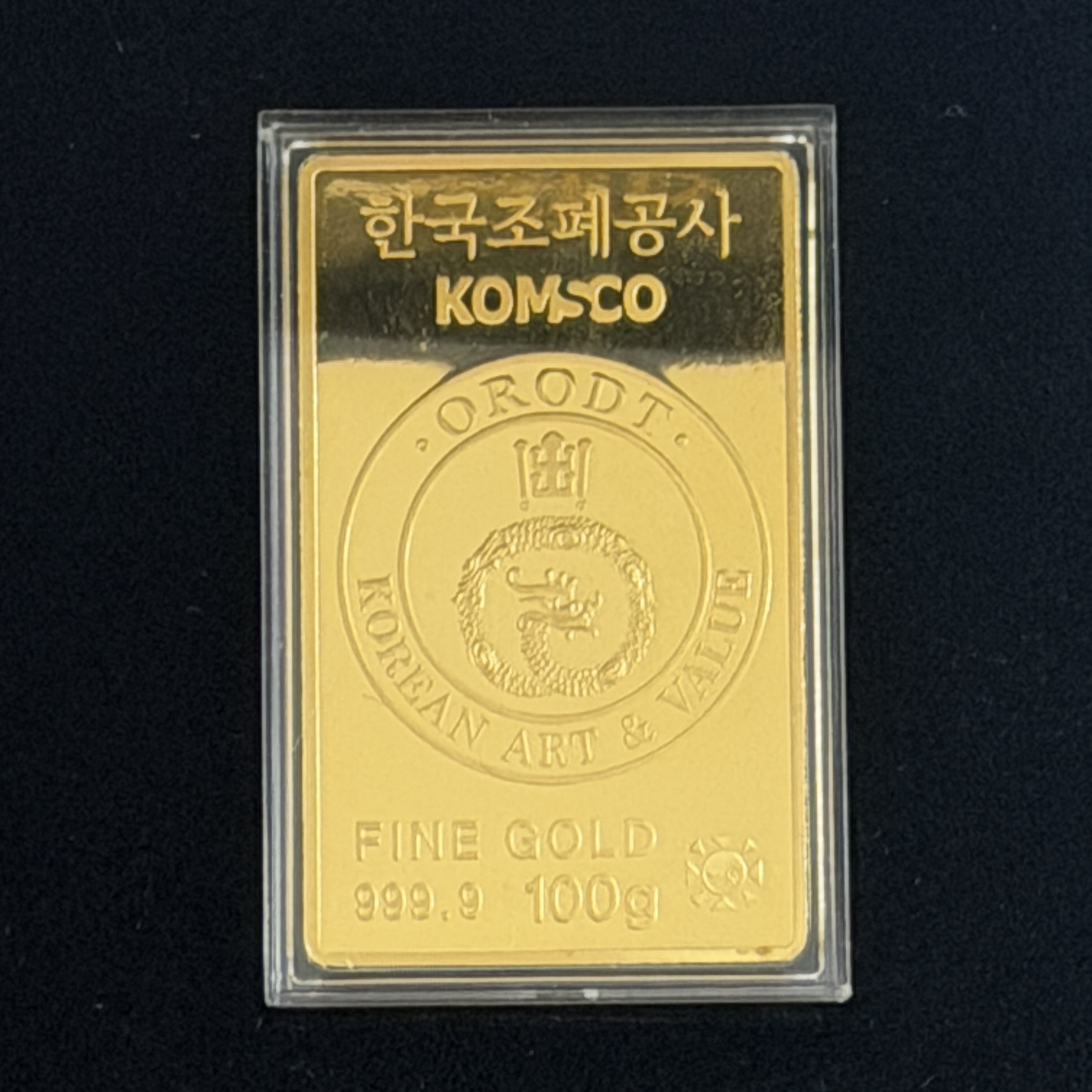오롯 골드바 100g