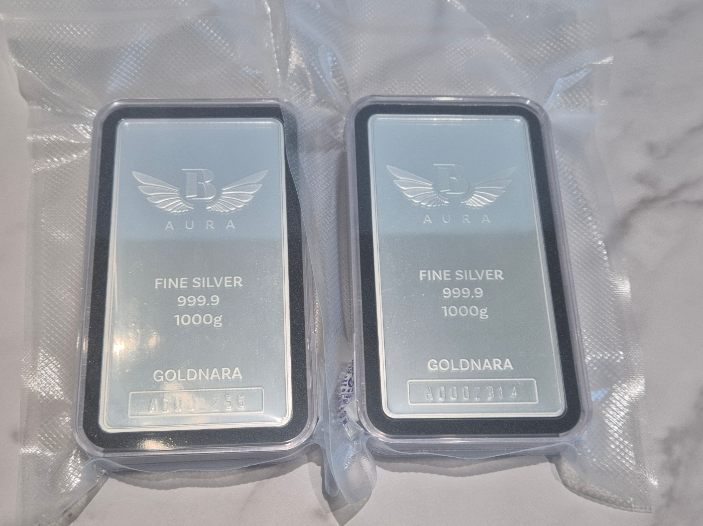 골드나라 아우라 실버바 1000g