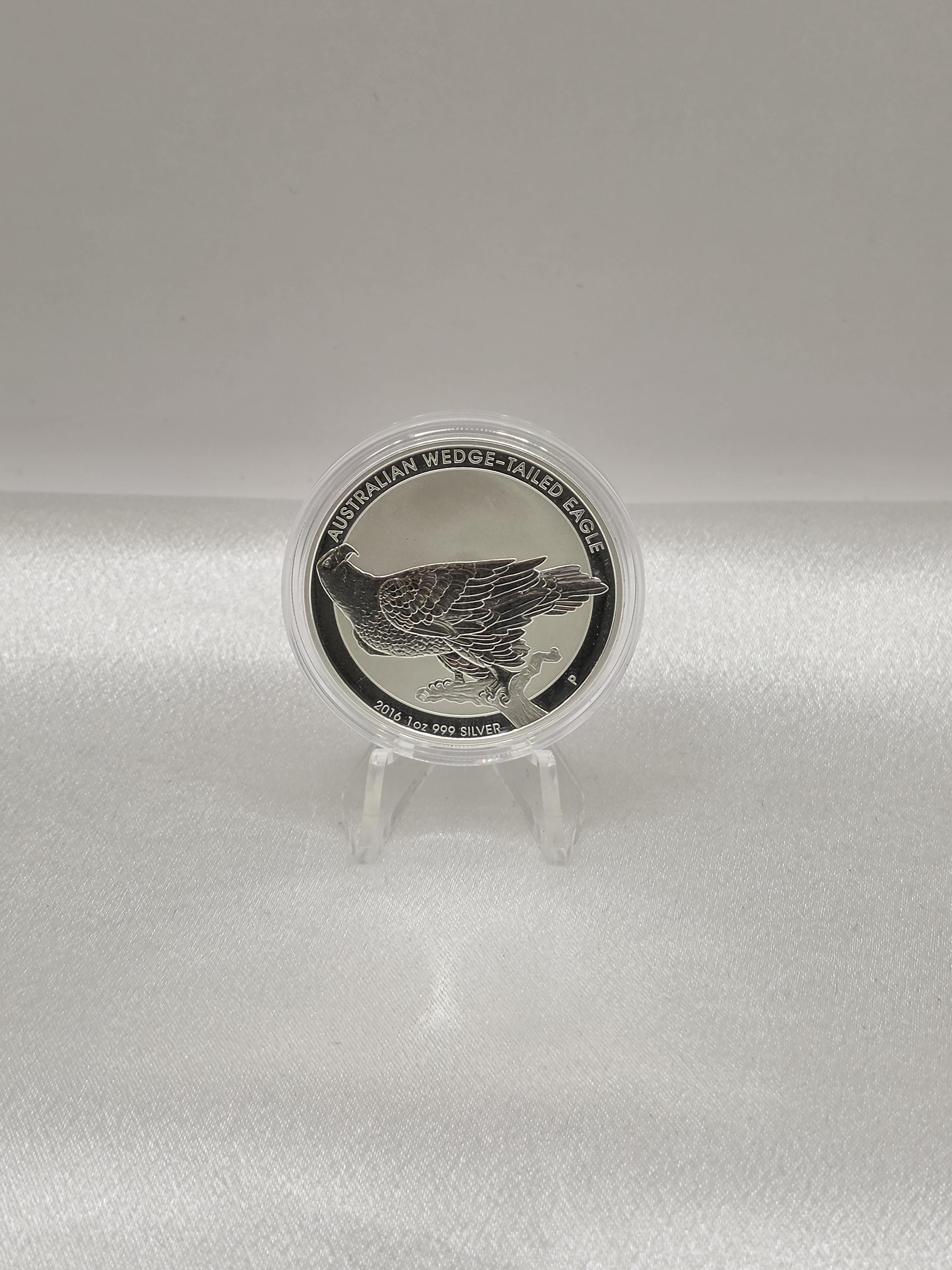 2016 Australian 1 oz Silver Wedge Tailed Eagle BU