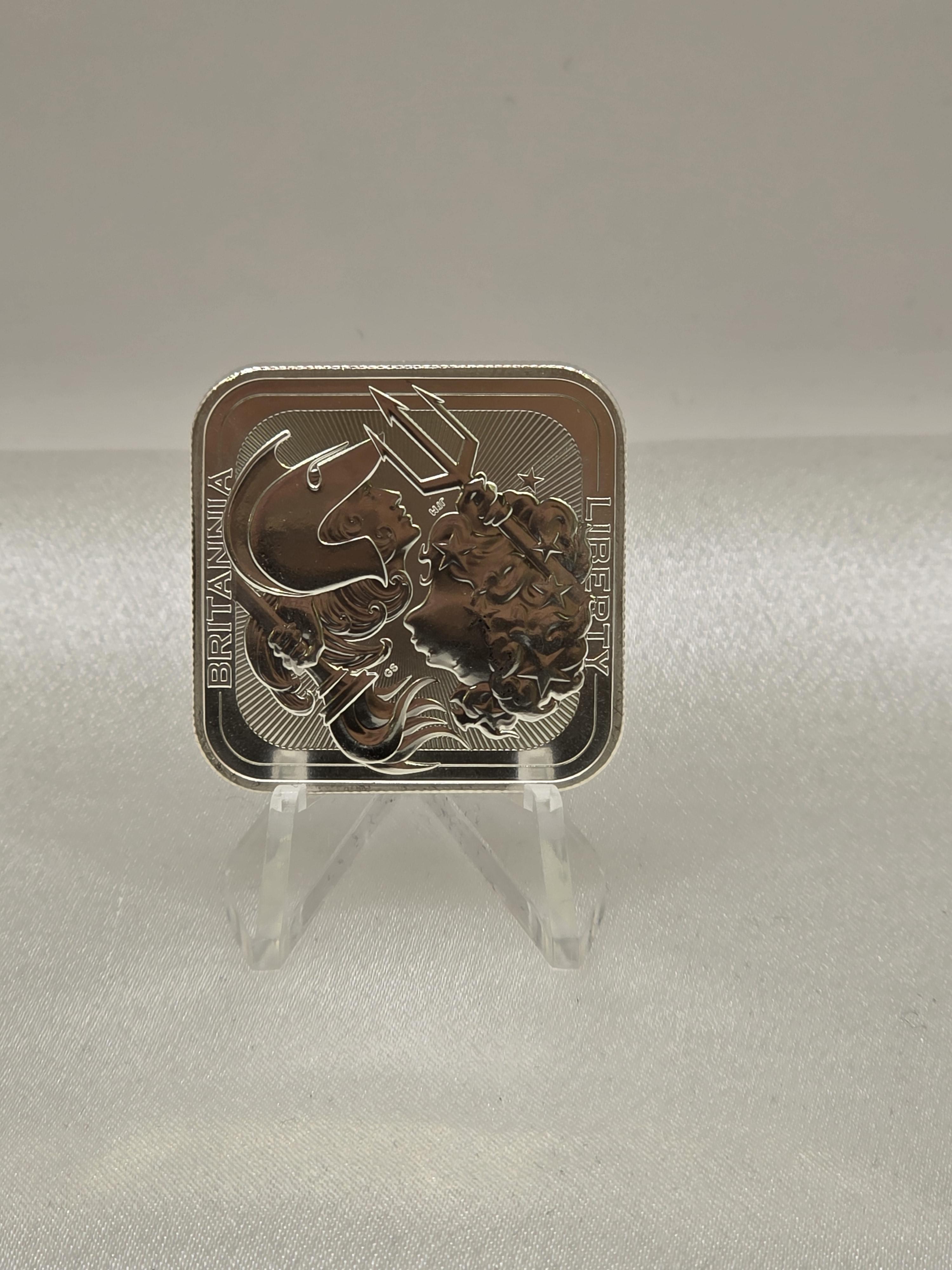 Britannia and Liberty 1 oz Silver Bar