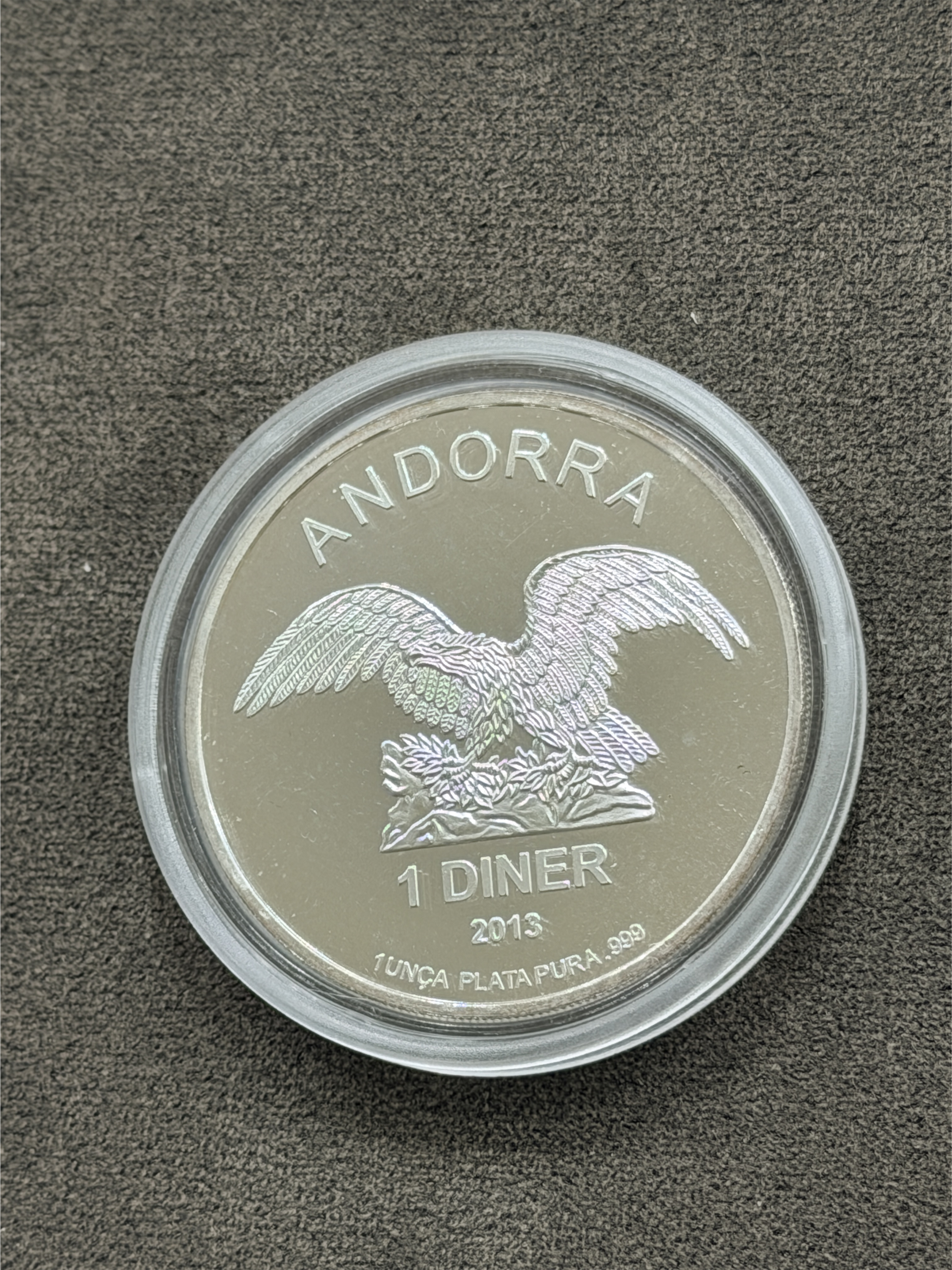 2013 Andorra 1 Diner 1 oz. Silver Eagle