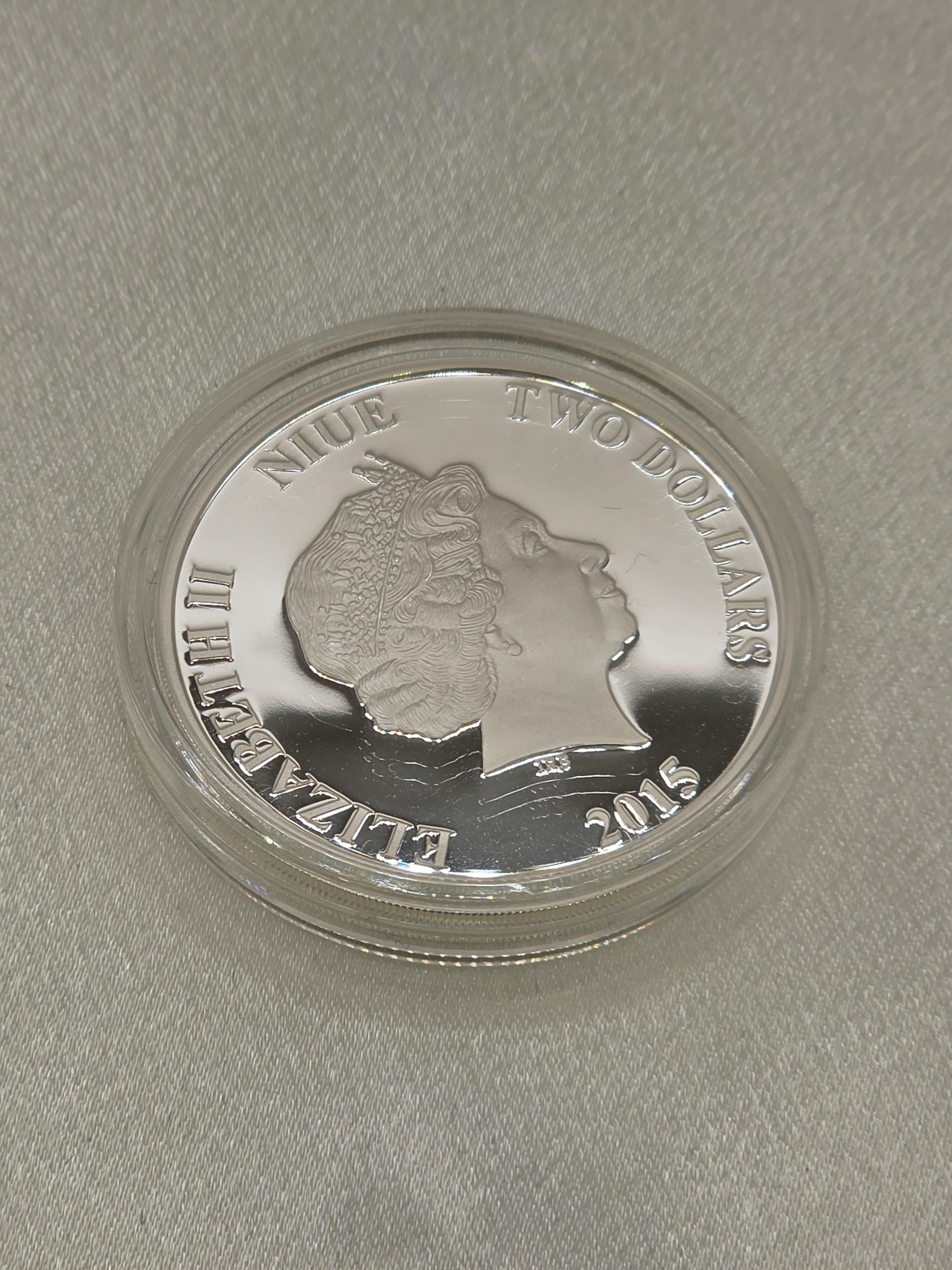 2015 Niue 1 oz Silver Proof Coin – Endangered Species – Bengal Tiger
