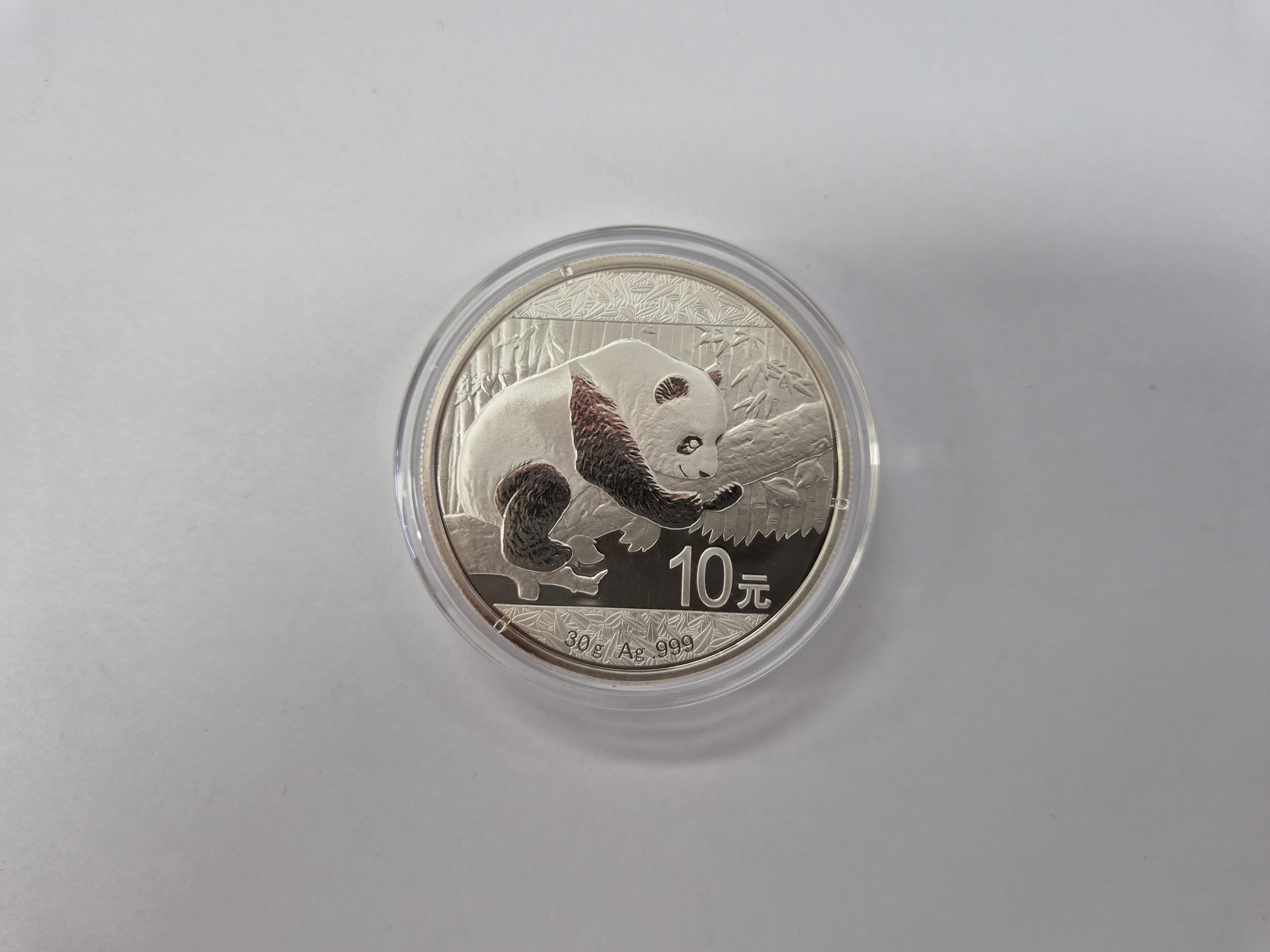 2016 중국 30g 팬더 주화(Coin) 10元