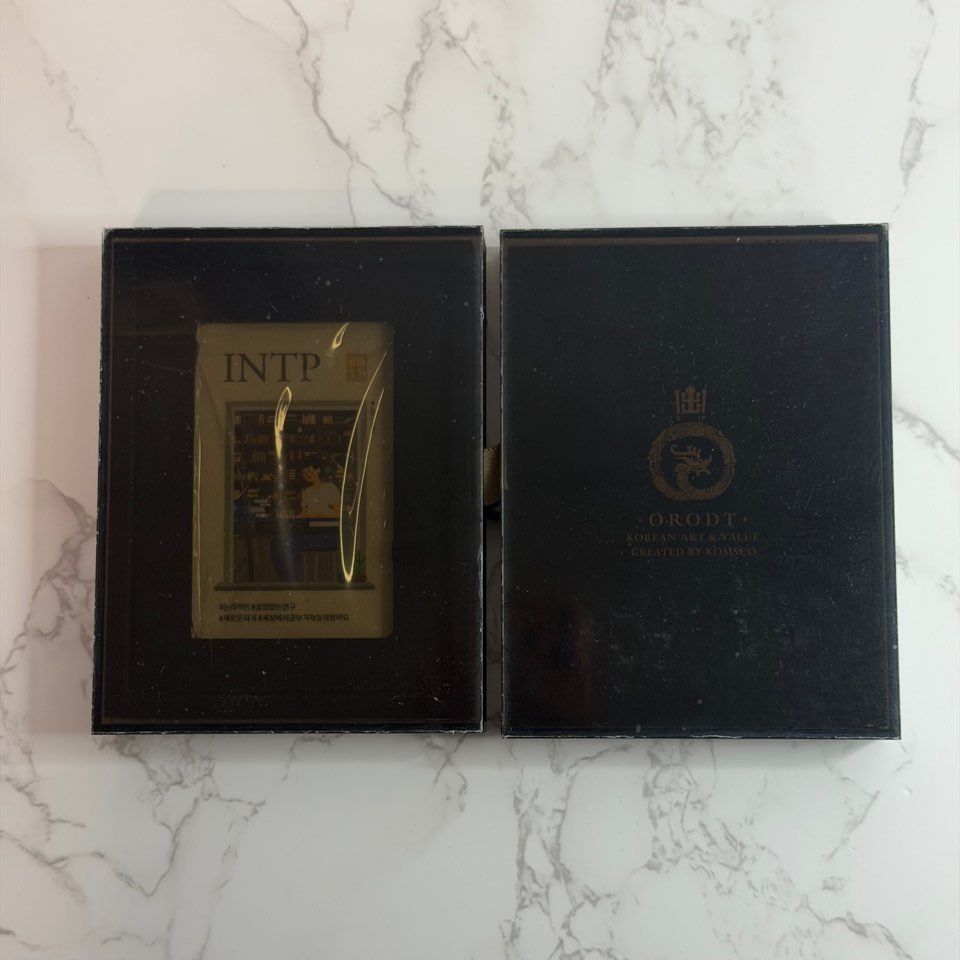 한국조폐공사 MBTI 카드형 골드바 0.5g *6ea set *1ea