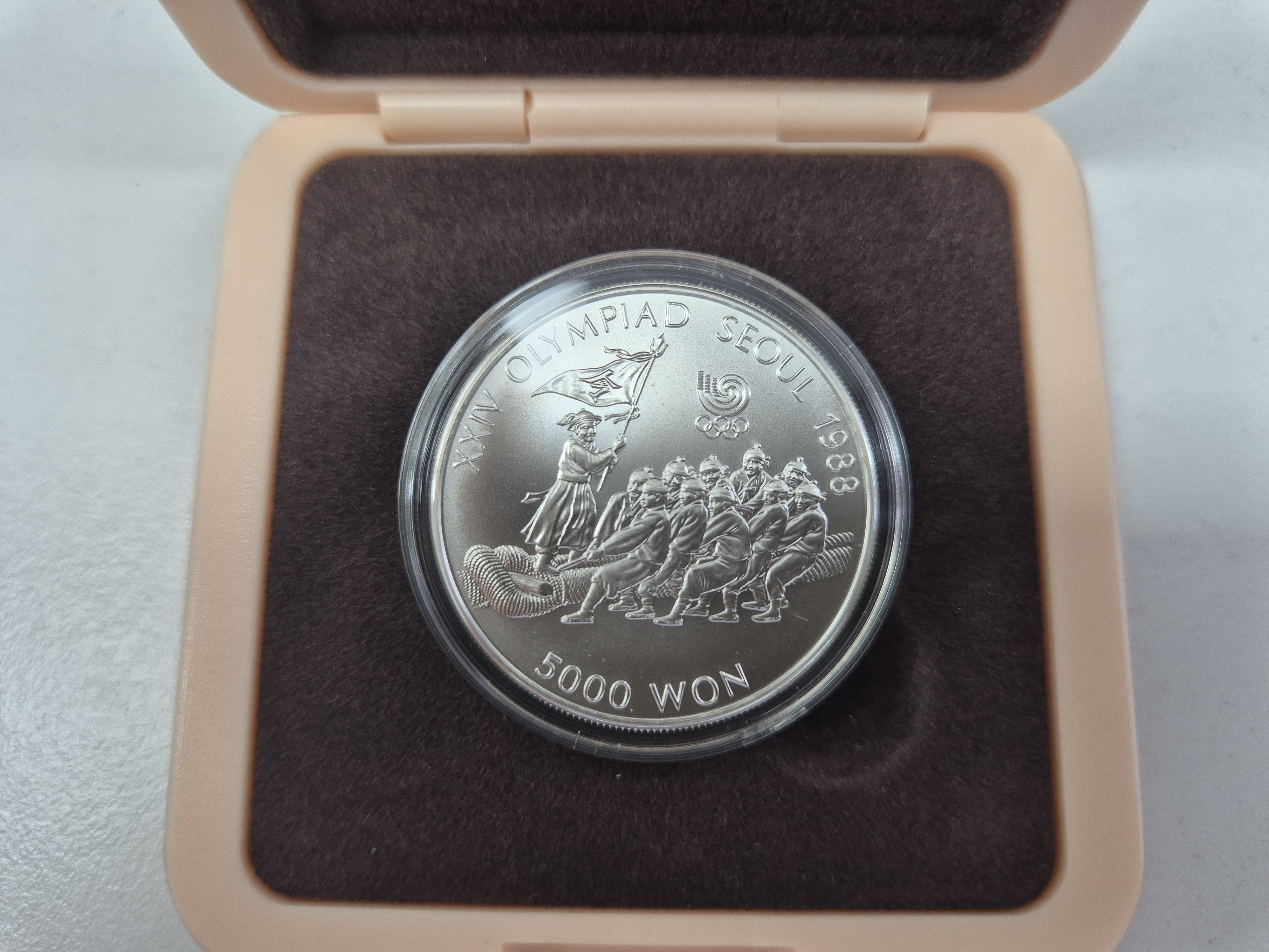 1988년 제24회 서울올림픽대회 기념 오천원화 줄다리기 1/2oz