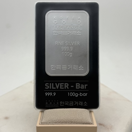 [흑점]한국금거래소 실버바 100g