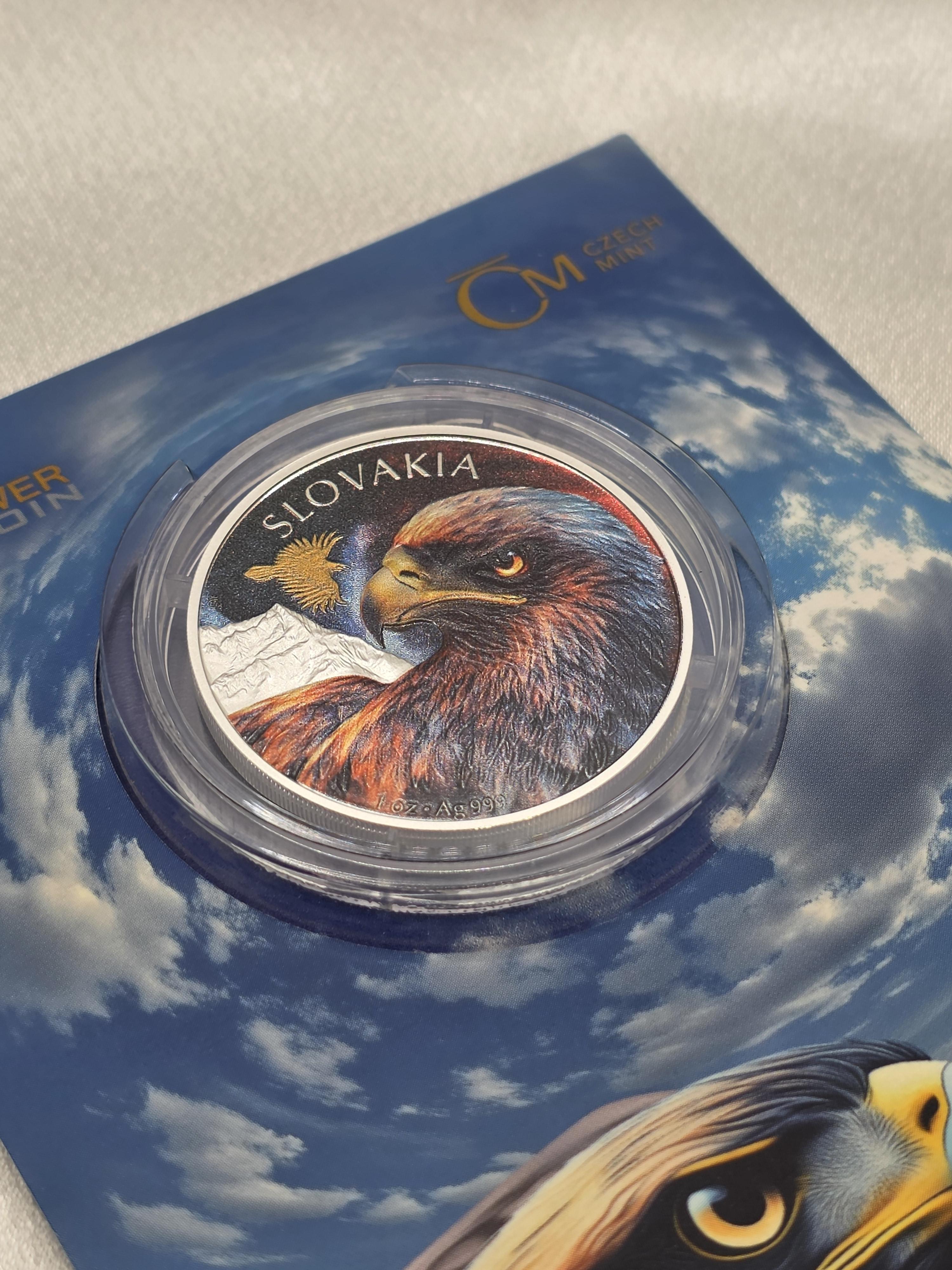 2025 Niue Slovak Eagle Four Elements Official Edition 1oz Silver Coin