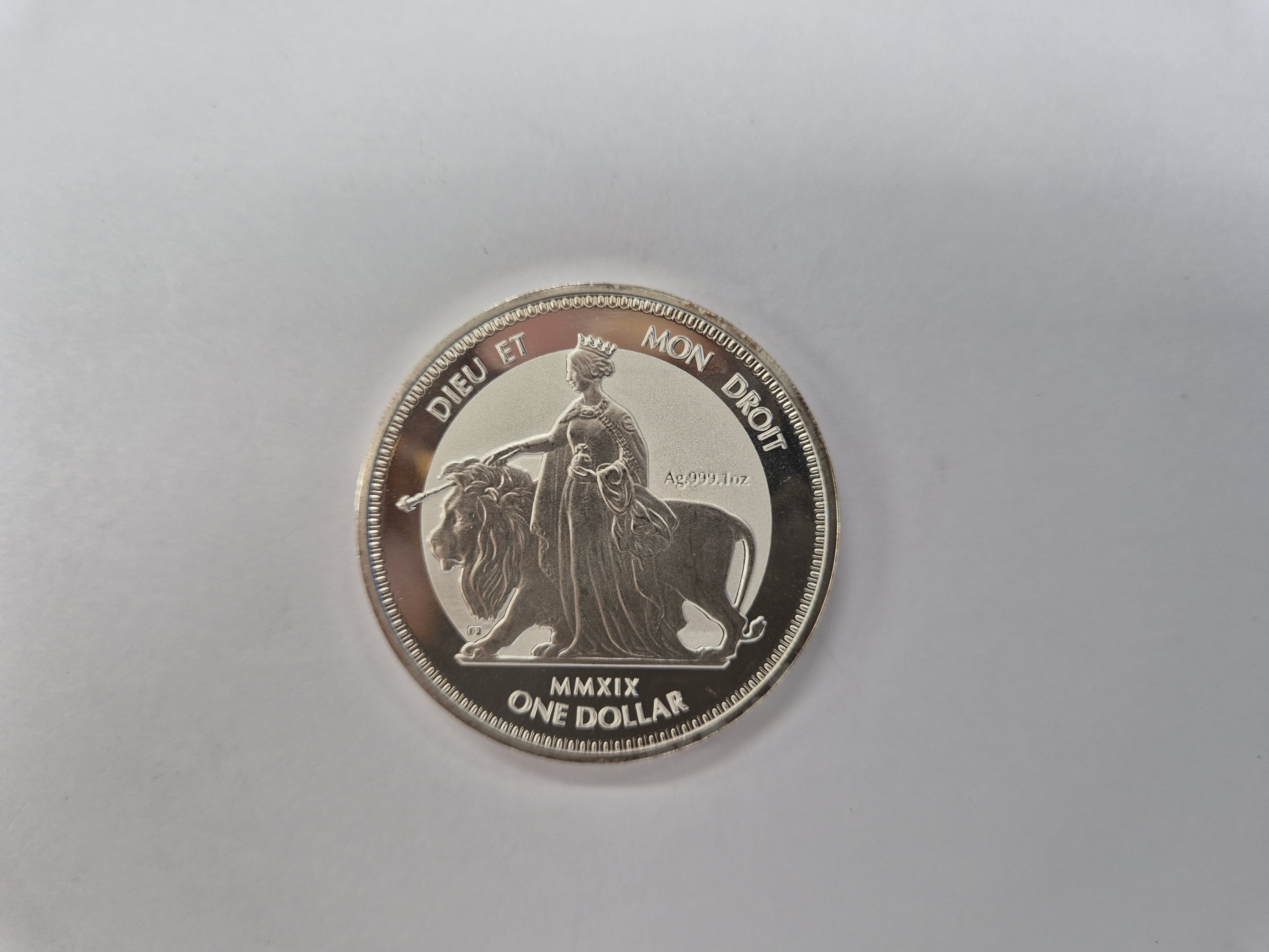 2019 버진아일랜드 브리티시 1oz 은화