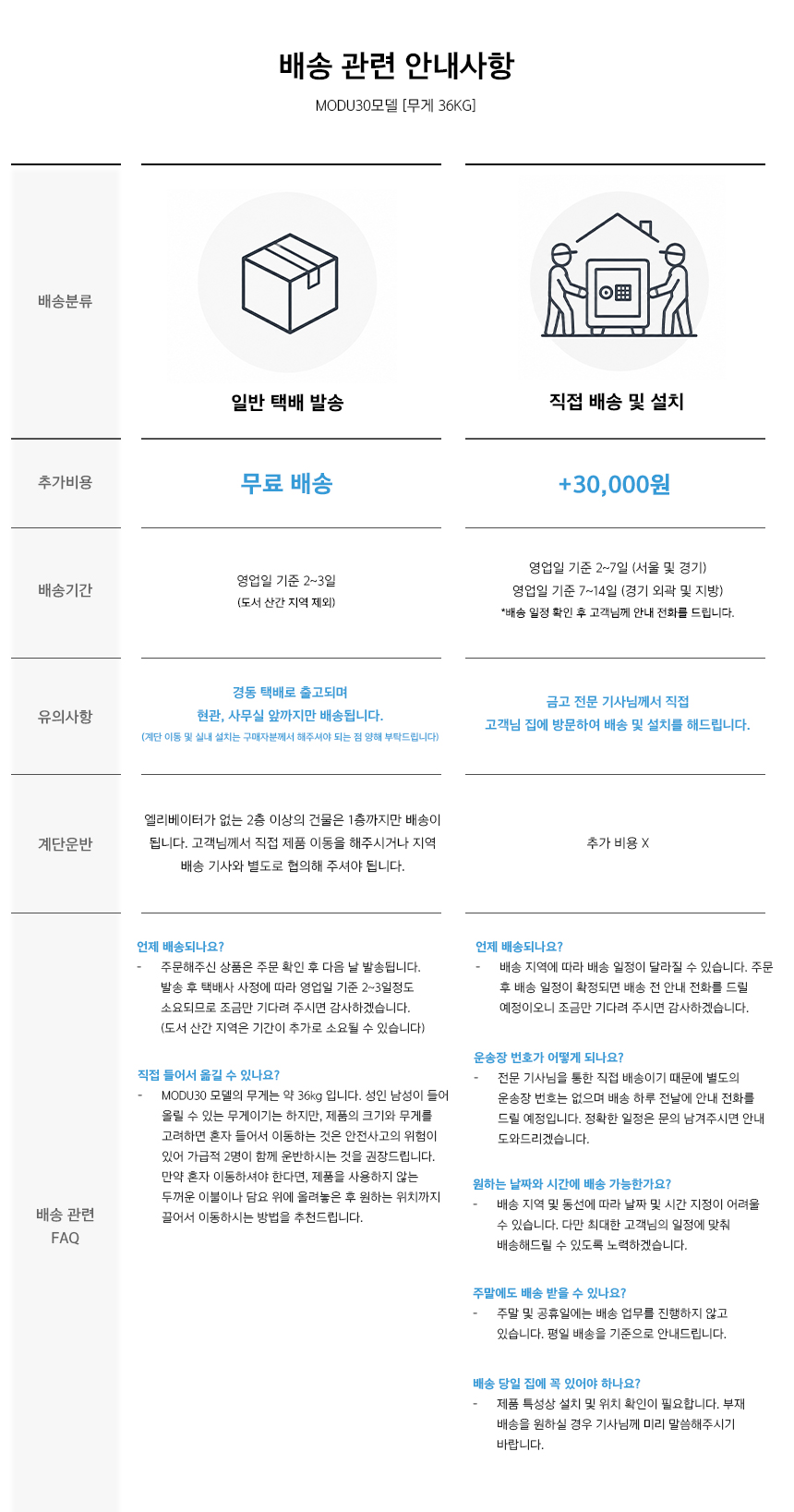 범일금고 스마트모듈금고 MODU30FXLT 가죽패널 블랙금고