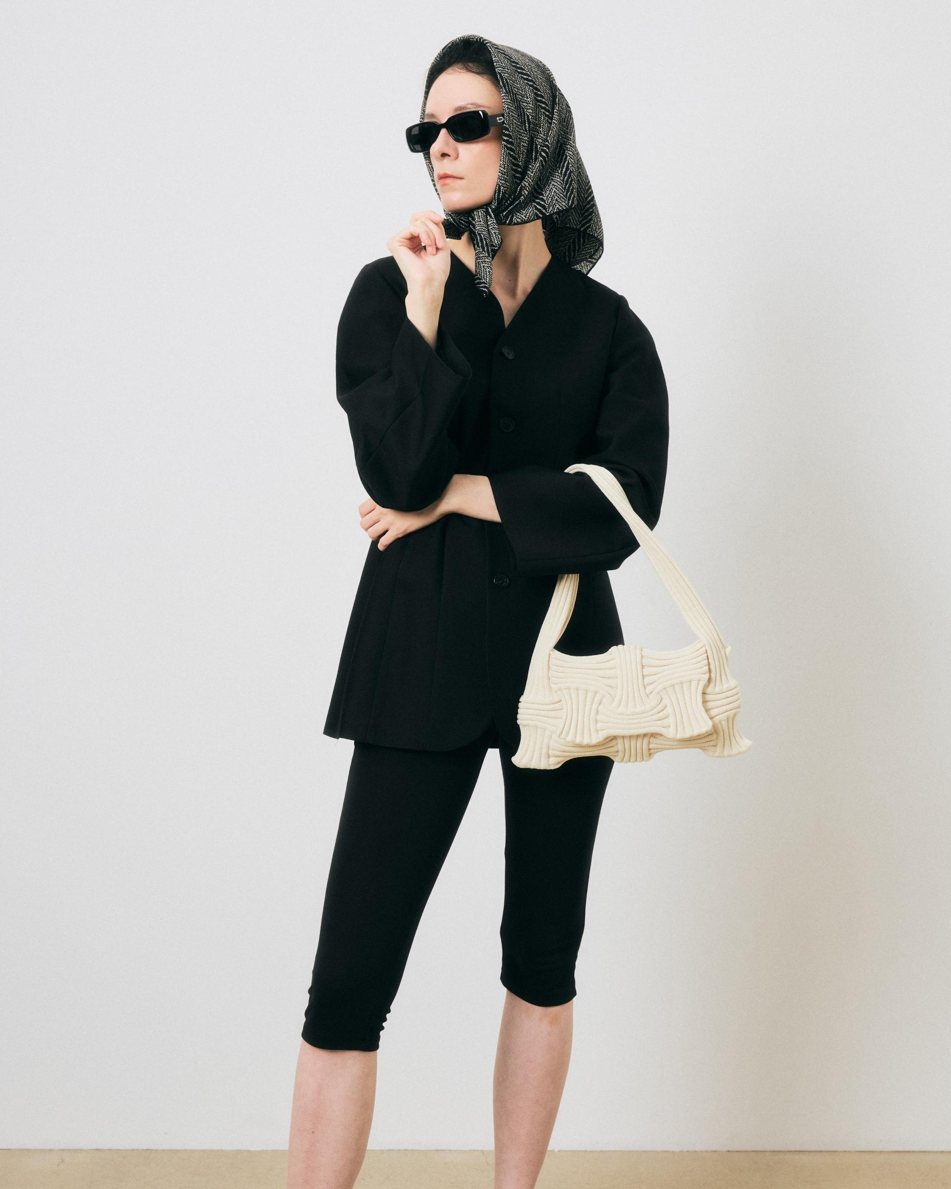 Bow Flap Bag Ivory