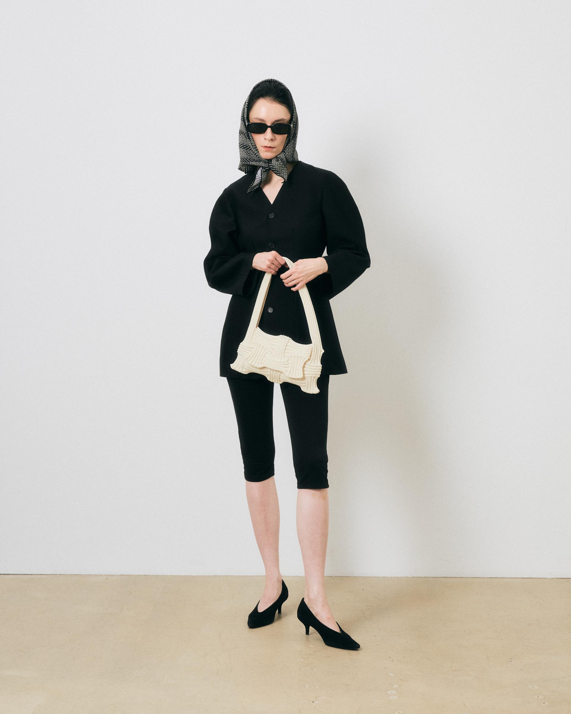 Bow Flap Bag Ivory
