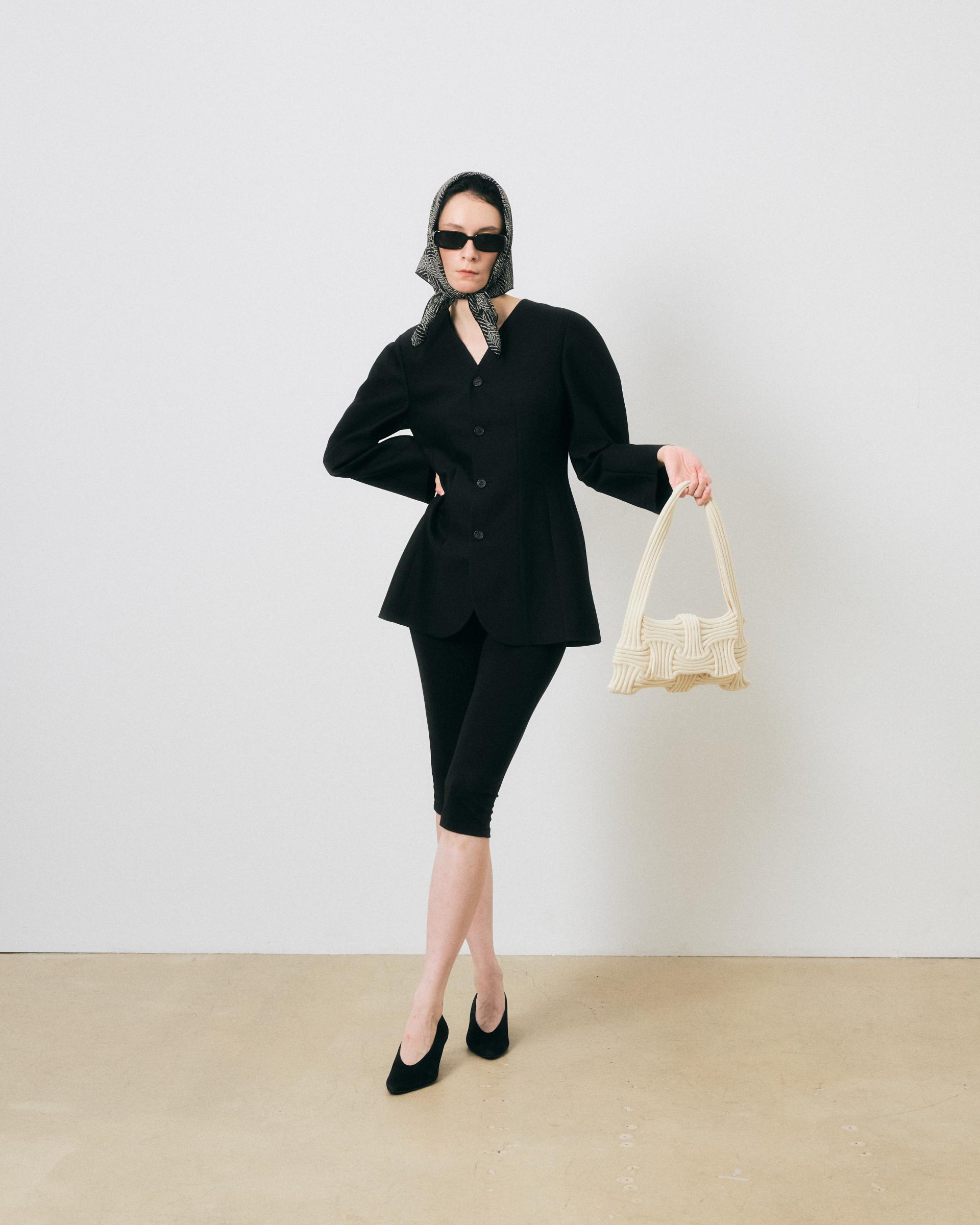 Bow Flap Bag Ivory