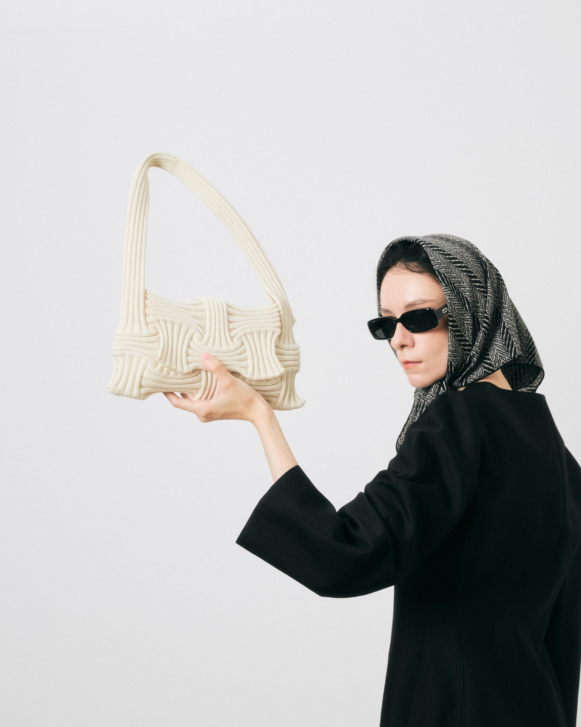 Bow Flap Bag Ivory
