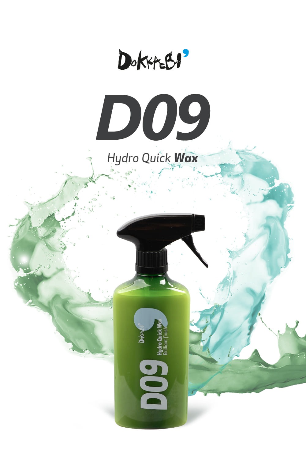 도깨비 D09 하이드로 퀵 왁스 400ml 초발수 장기간 지속 광택