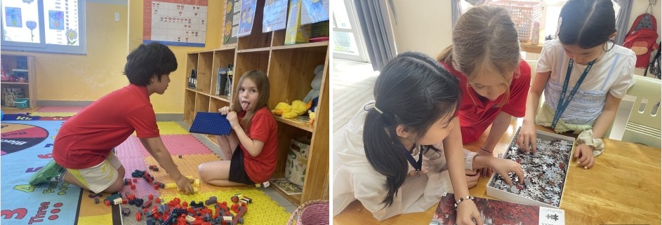 나트랑 AVE국제학교 영어캠프 수업 장면