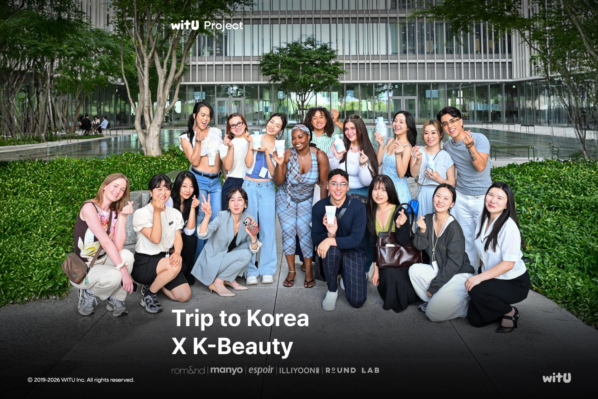 윗유 Trip to Korea 틱톡샵 글로벌 크리에이터 협업 프로젝트
