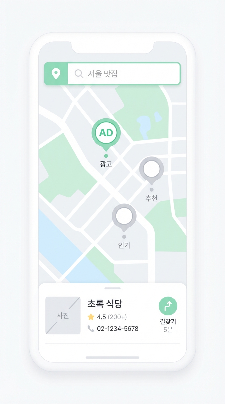 네이버 플레이스 광고 노출 위치