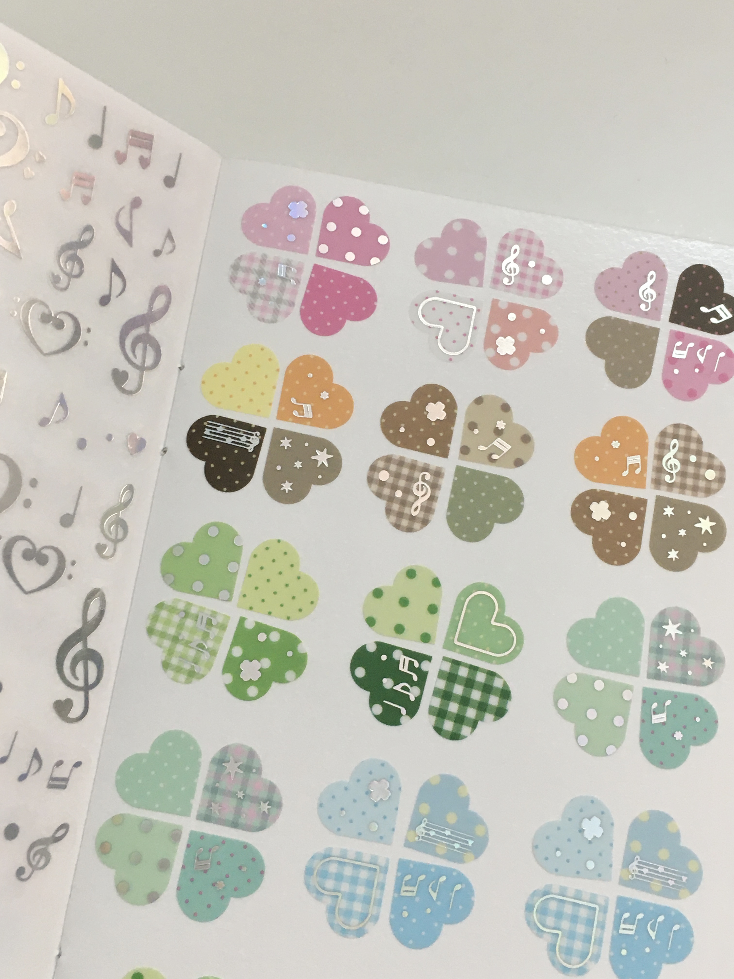 Lovers Pick Me | Let's make a clover Silver Foil Kiss-Cut Tape