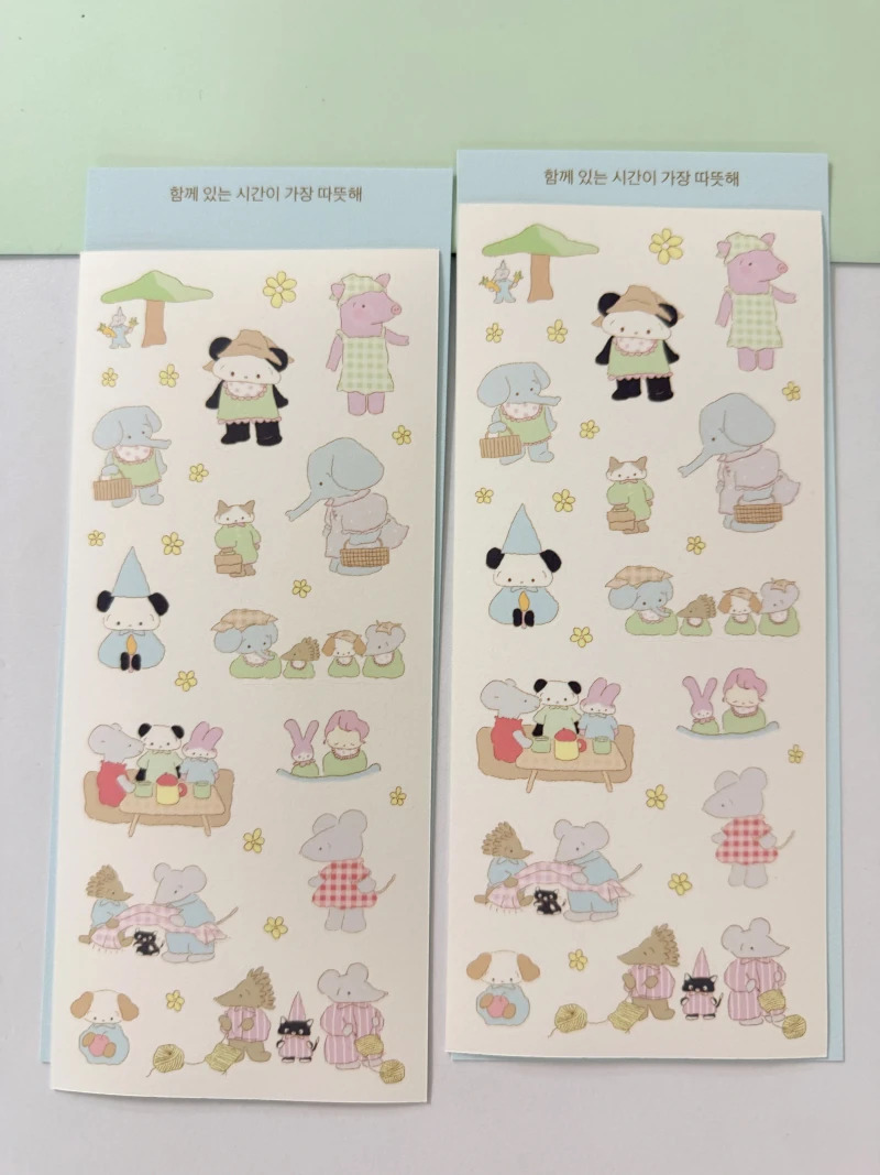 달오상점 | 함께 있는 시간이 가장 따뜻해 스티커