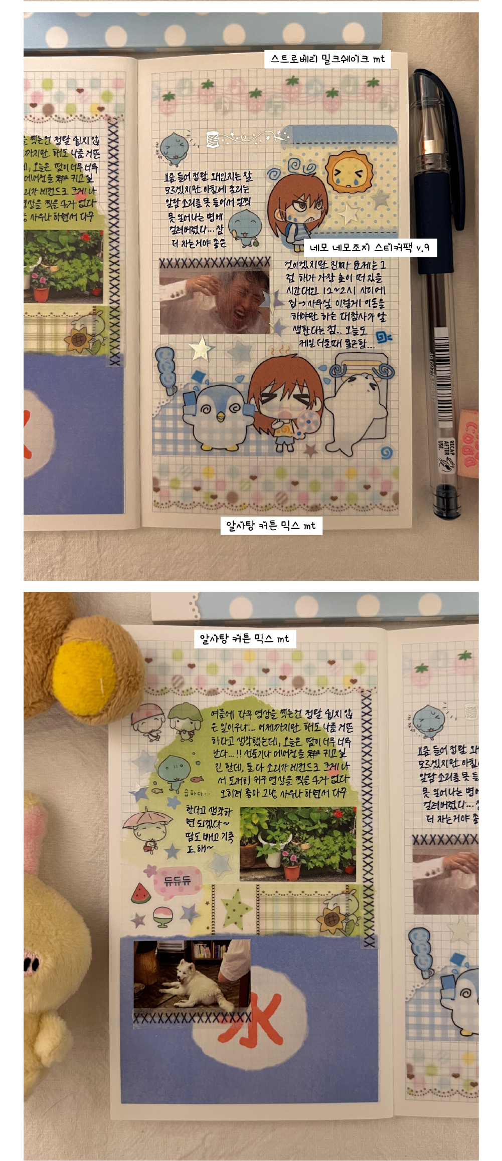 웨이투페치 | 알사탕 커튼 믹스 마스킹테이프