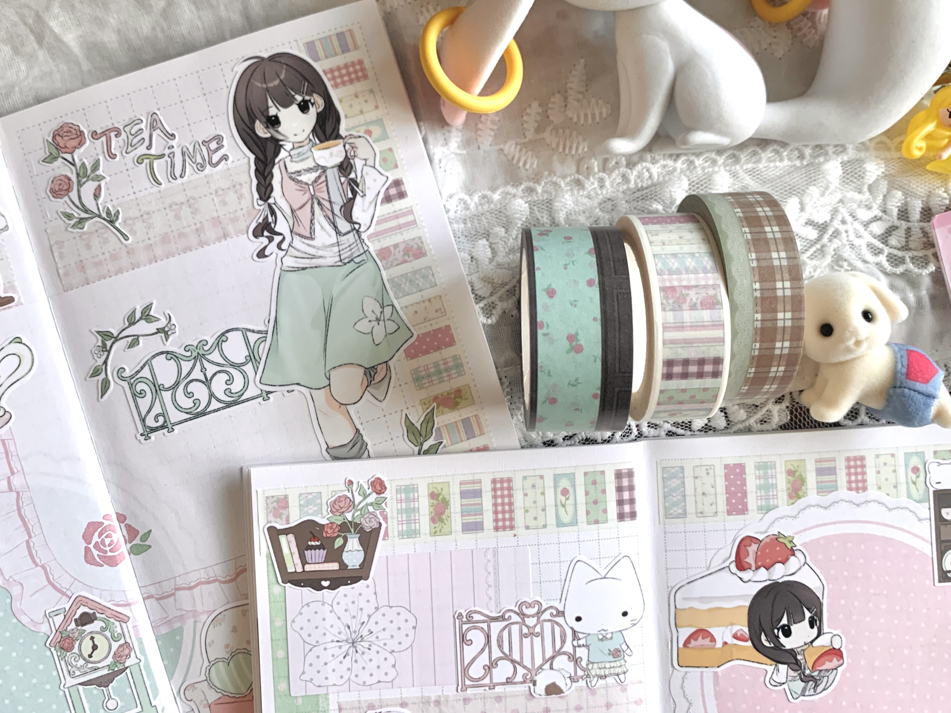 kimhaengpu | Ribbon Check Lace [Two] masking tape
