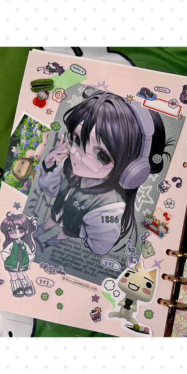 믈뇨 | 녹음빛 대학생활 엽서
