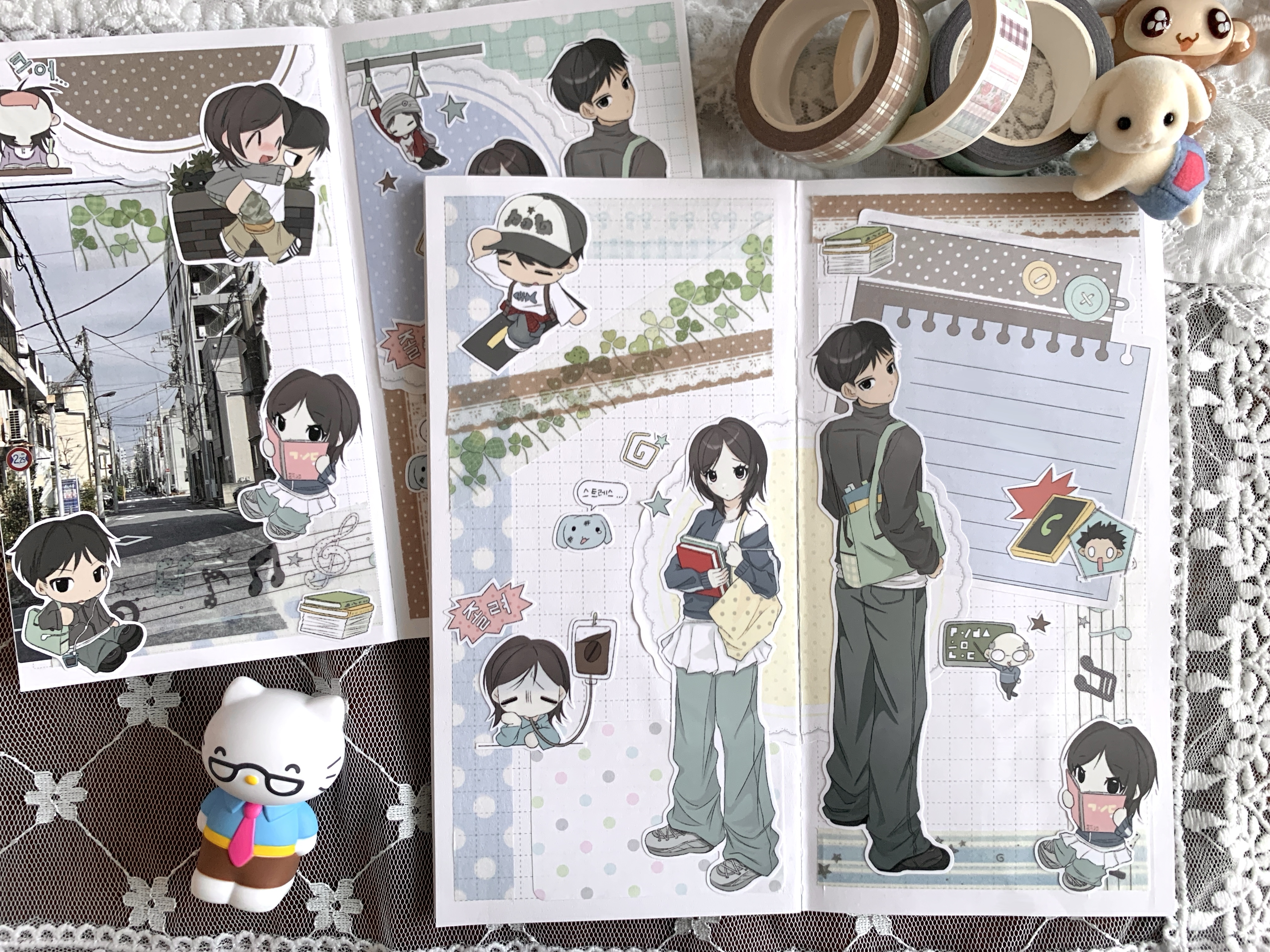 kimhaengpu | Ribbon Check Lace [Two] masking tape