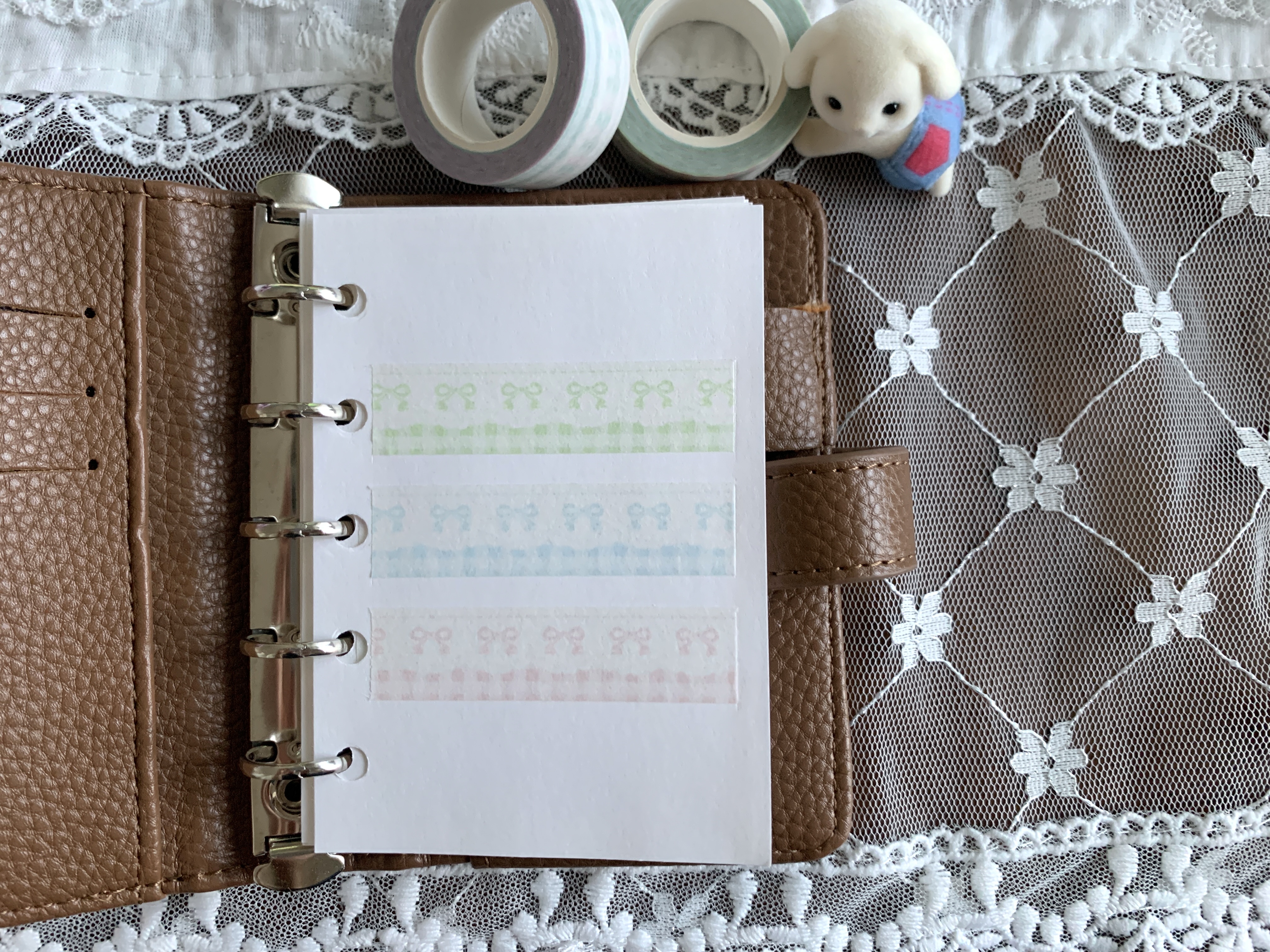 kimhaengpu | Ribbon Check Lace [Two] masking tape