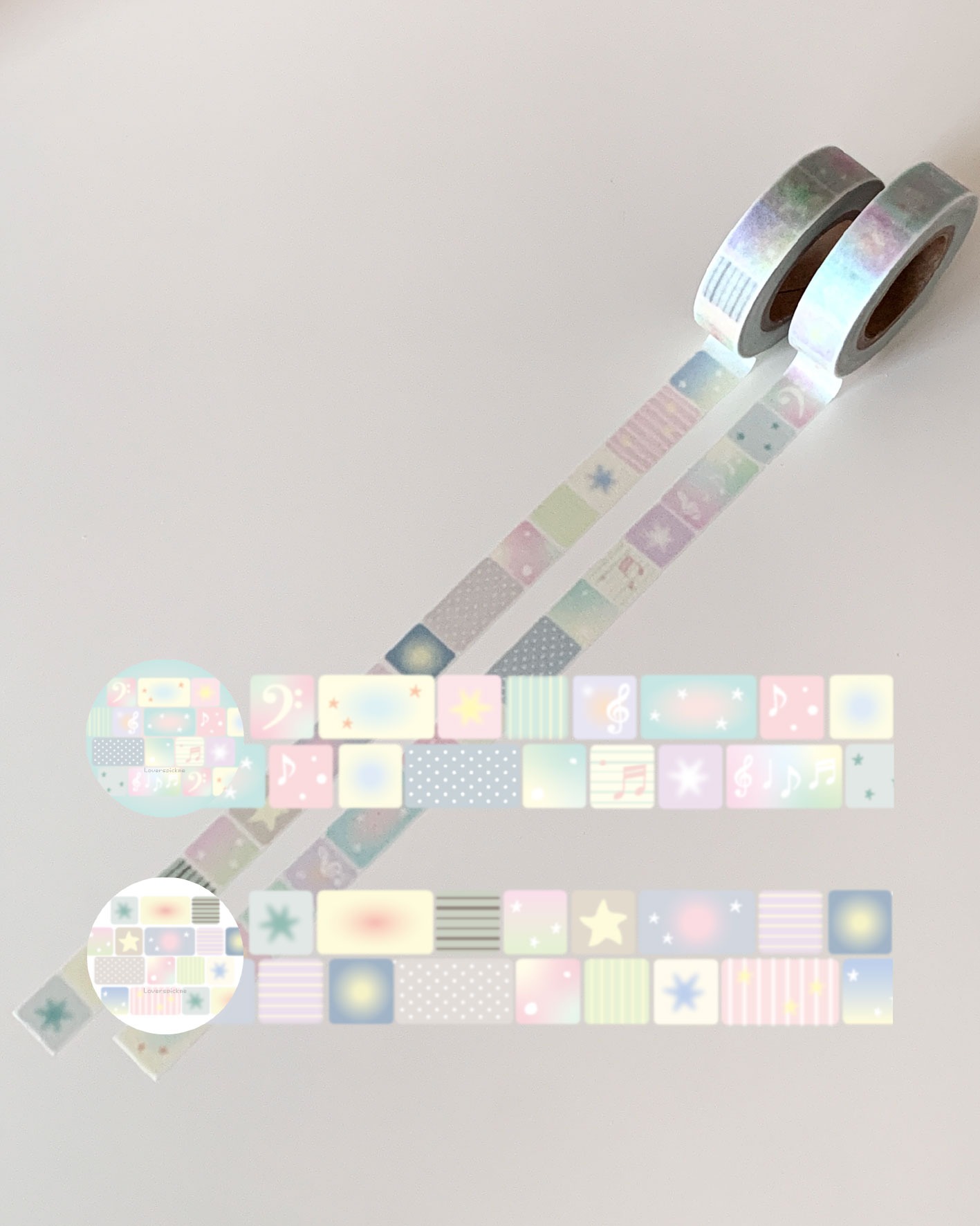 Lovers Pick Me | Cloud Melody & Pastel Dream Masking Tape 2 types