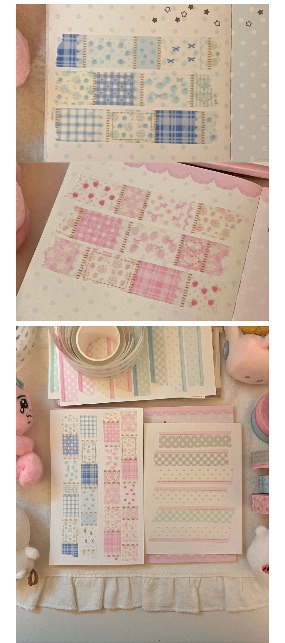 Waytoofetch | Cozy Recipe Patchwork Masking Tape (2 Types)