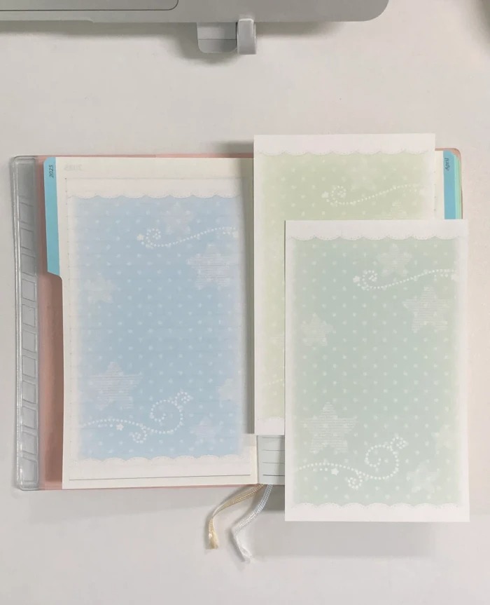 NEVERTHELESS | Wavy Dot Lace Pattern Paper