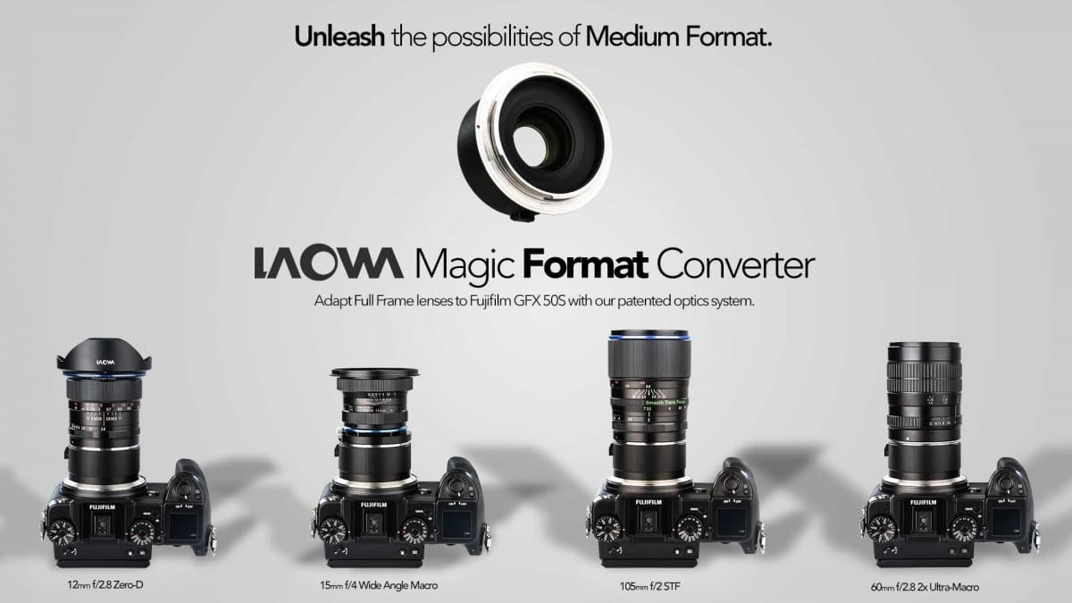 Laowa Magic Format Converter (MFC) Fuji GFX
