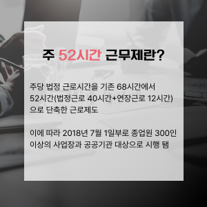 주 52시간 근무제란?