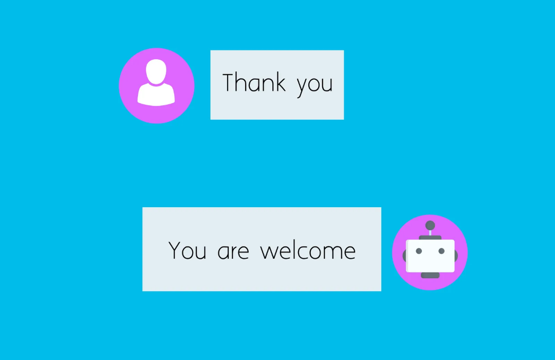 챗봇과 대화 이미지