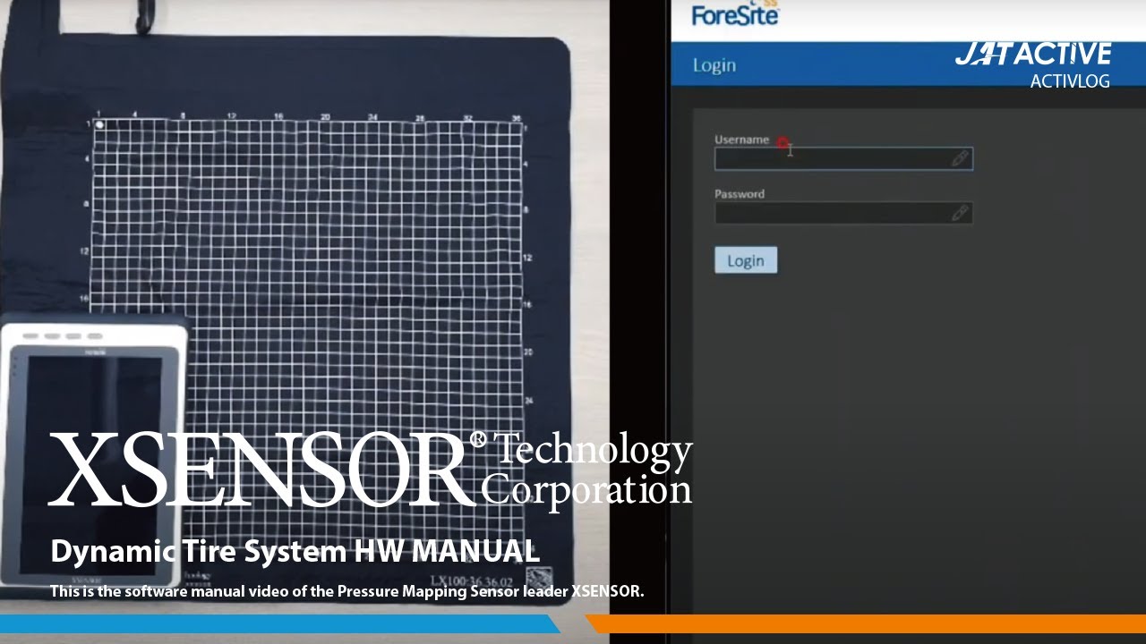 Pressure Sensor Mat Technology with XSENSOR