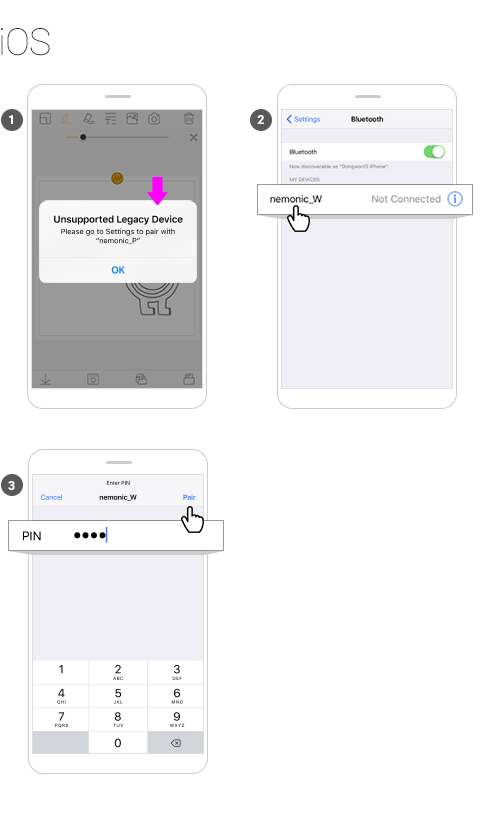 Unsupported Legacy Device Message Keeps On Displaying When Connecting The Printer To Iphone Or Ipad Faq