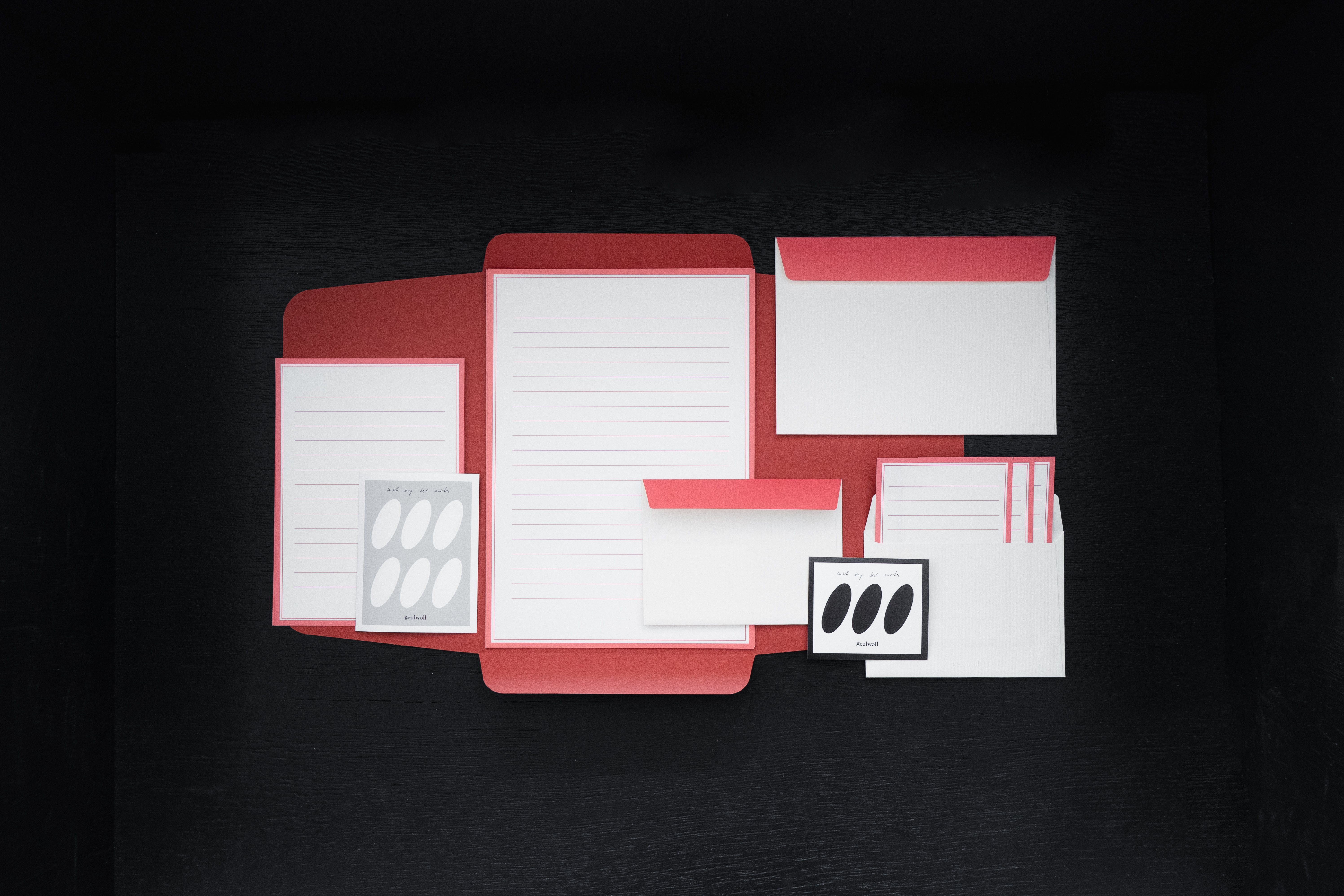 Classic Letter Set - Red