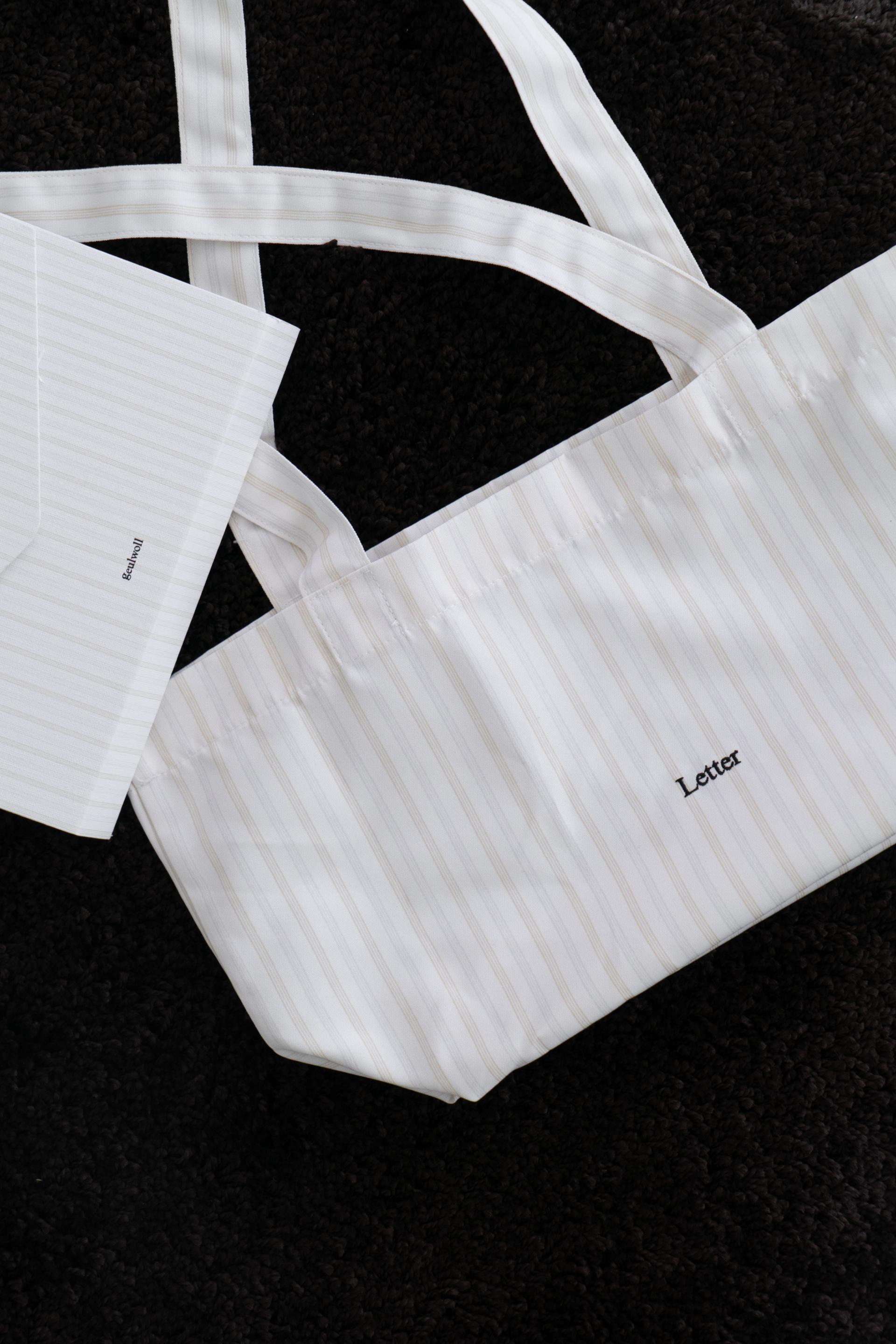 Stripe Letter Bag 스트라이프 레터 백, 2sizes