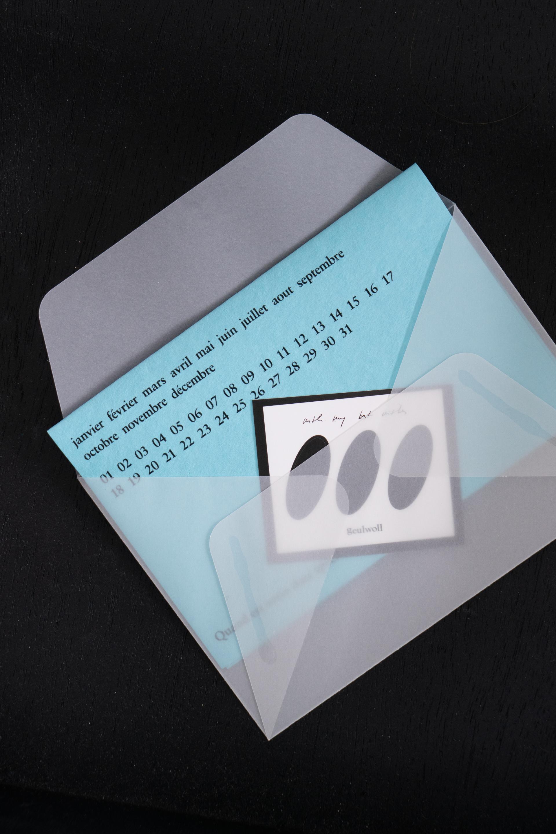 Months & Days 먼스앤데이 카드, Soft Blue
