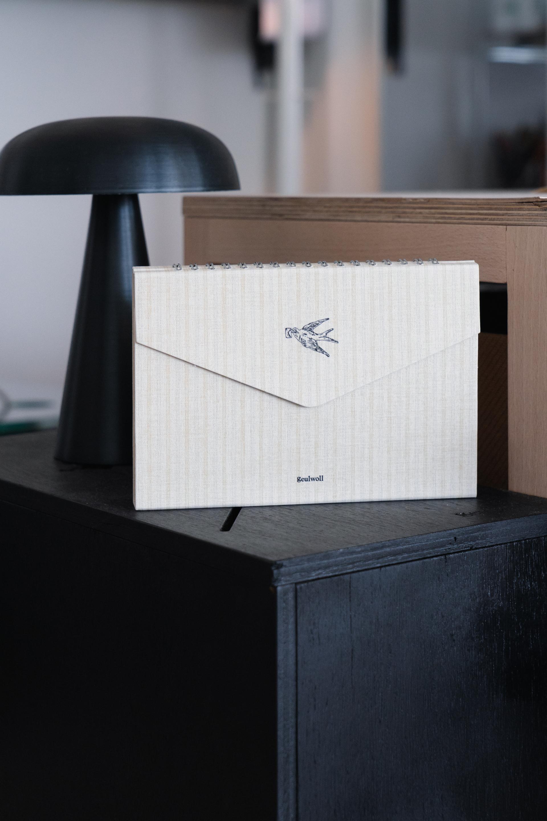 Stripe Pocket Letter Set 스트라이프 포켓 레터 세트 - Beige