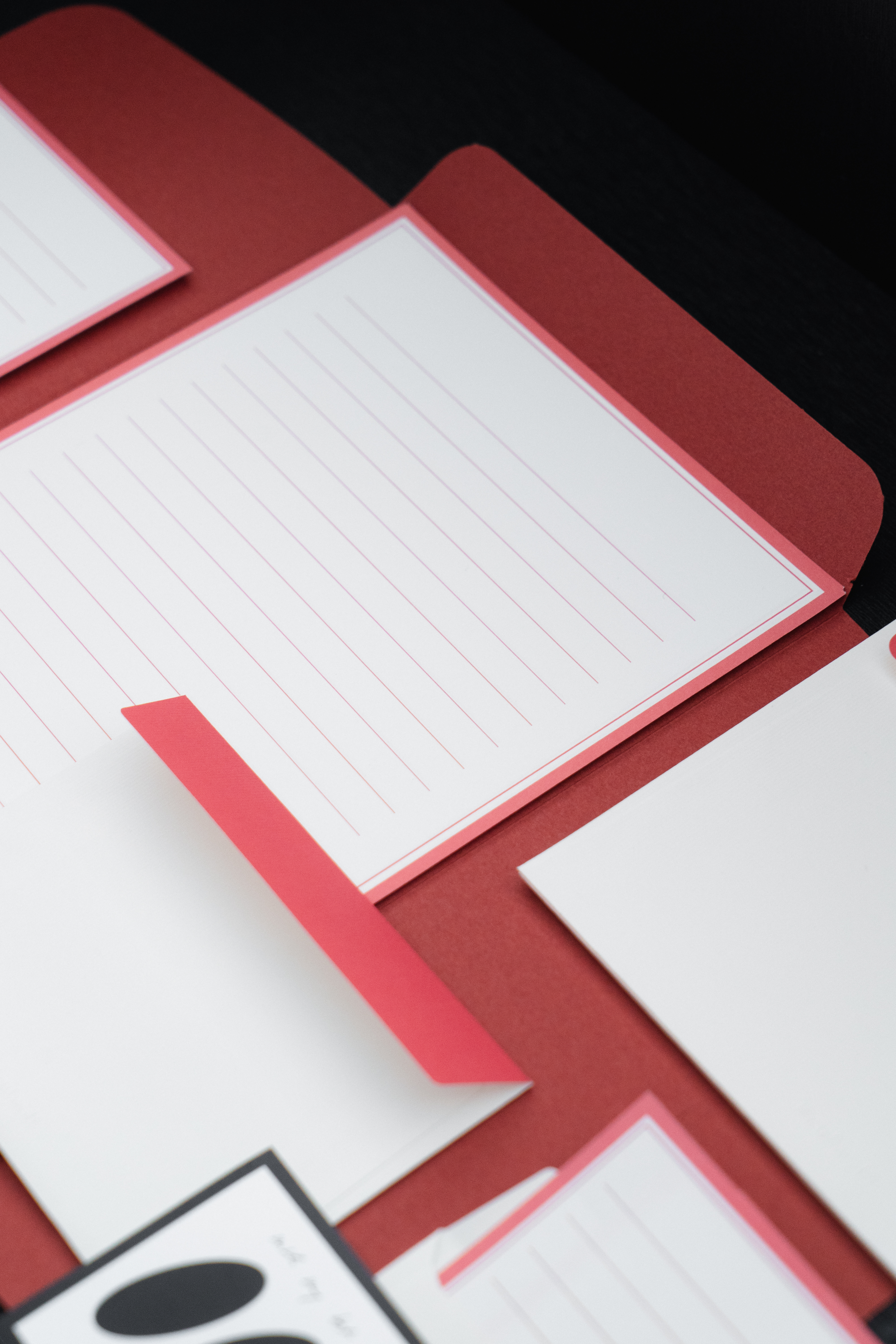 Classic Letter Set - Red