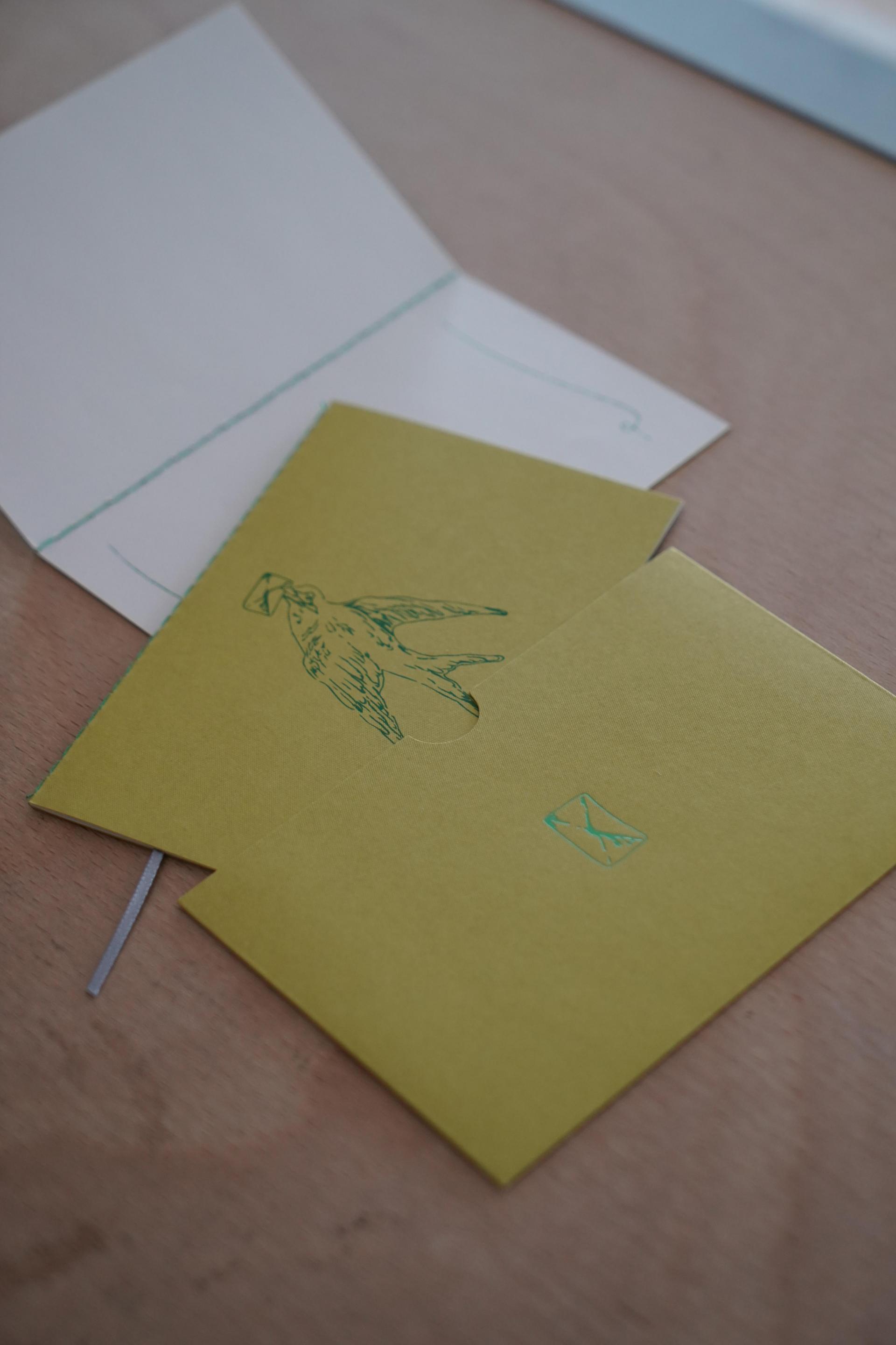 Card l Jebi Book Card 제비 북 카드 - Olive