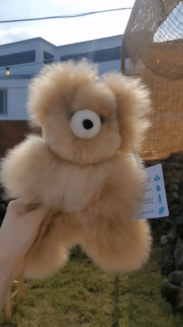 【GREYMANSION】Sustainable Alpaca Bear from Peru [Micro] Sustainable Alpaca Bear from Peru : 그레이맨션 GREY MANSION