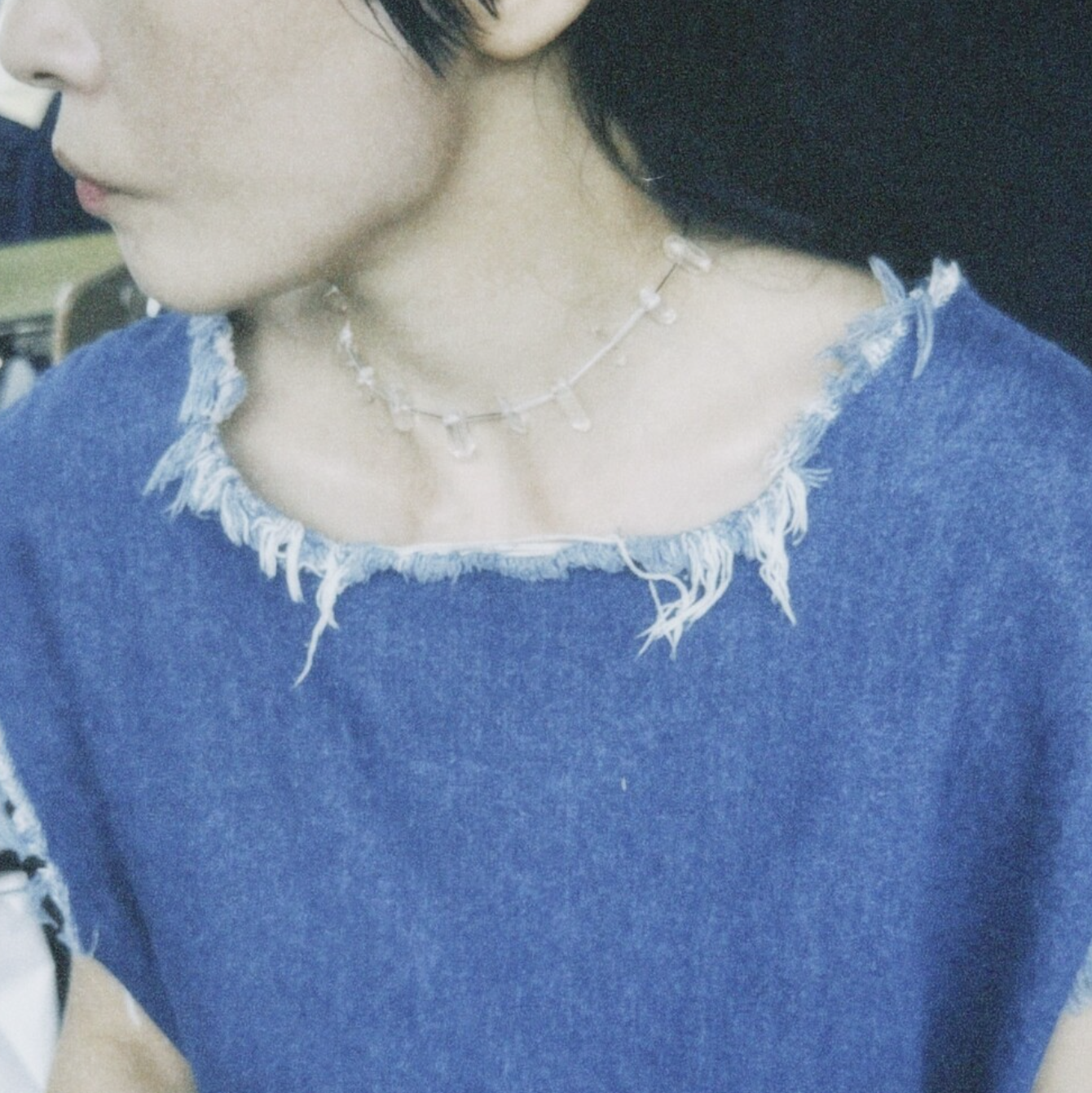 CRYSTAL FLOW CHOKER 목걸이