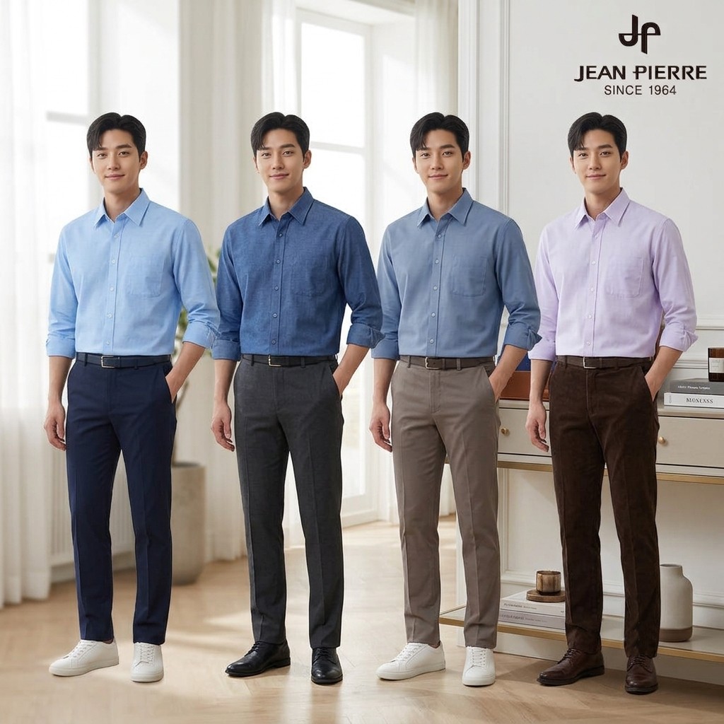 🏅JEANPIERRE 남성 마샬 긴팔 쿨링남방🏅