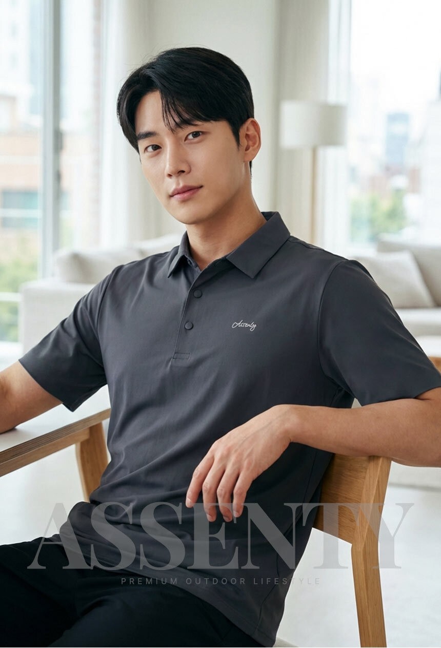 🏅아센티 남성 하이브리드 쫀쫀원단 카라티셔츠🏅