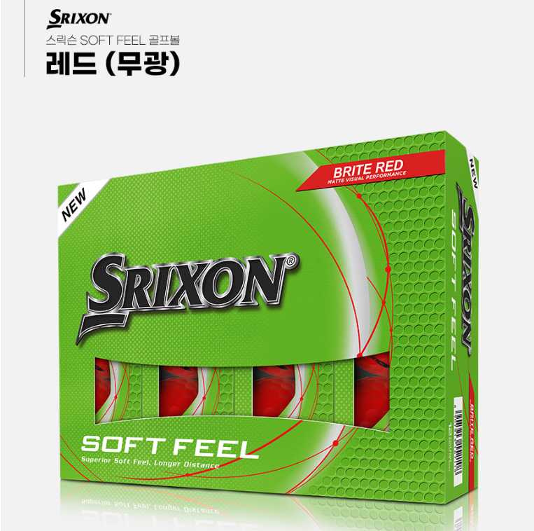 🔵스릭슨 SOFT 퍼포먼스 비거리 골프공🔵