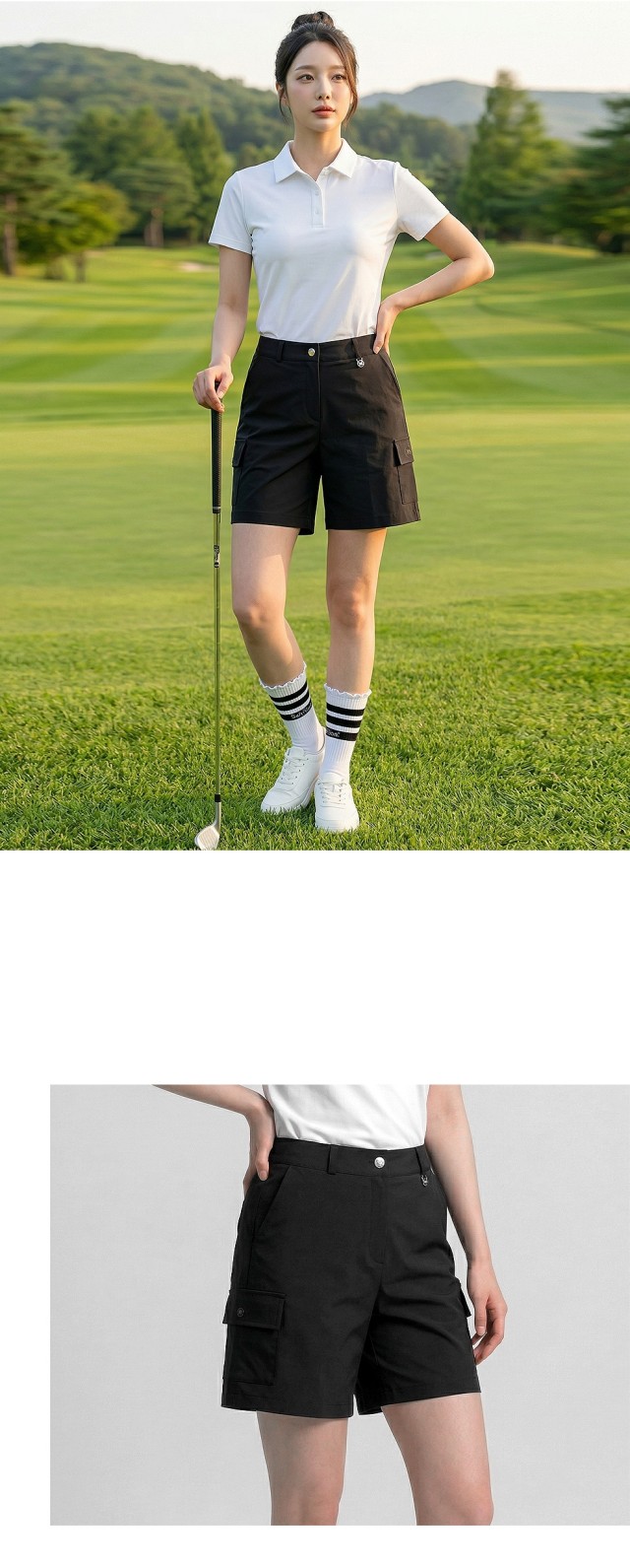 🏅미우 퍼포먼스 프레센 여성골프 쿨 5부 하프팬츠🏅