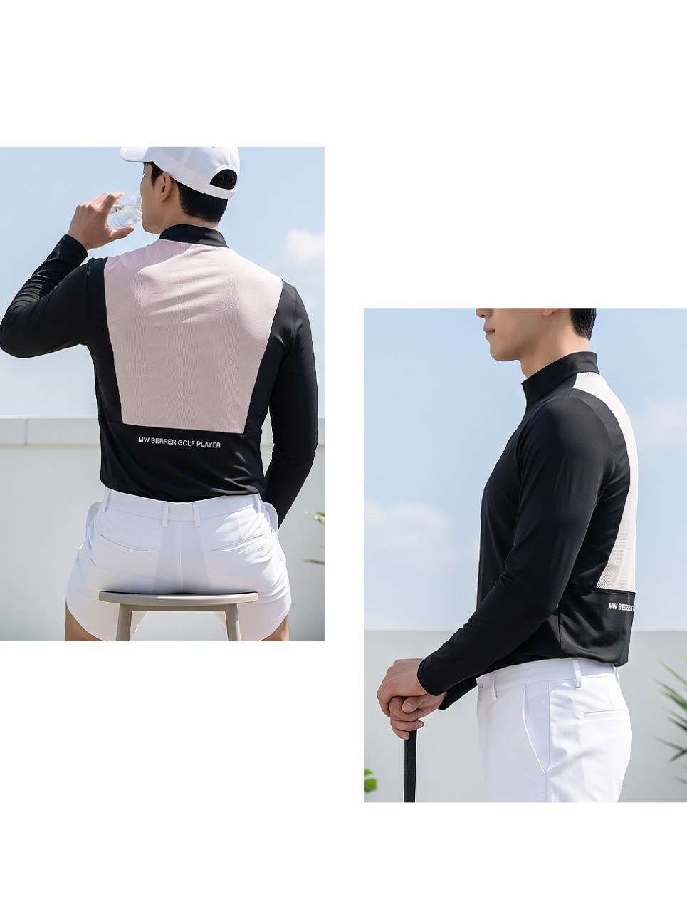 🏅MIWOO GOLF 남성 퍼포먼스 브론스 등매쉬 쿨냉감 이너웨어🏅