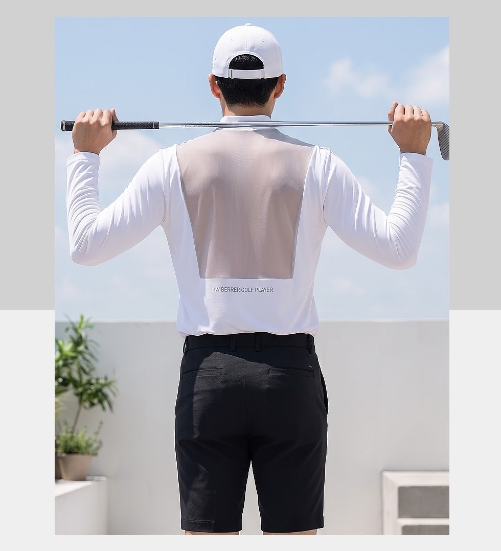 🏅MIWOO GOLF 남성 퍼포먼스 브론스 등매쉬 쿨냉감 이너웨어🏅